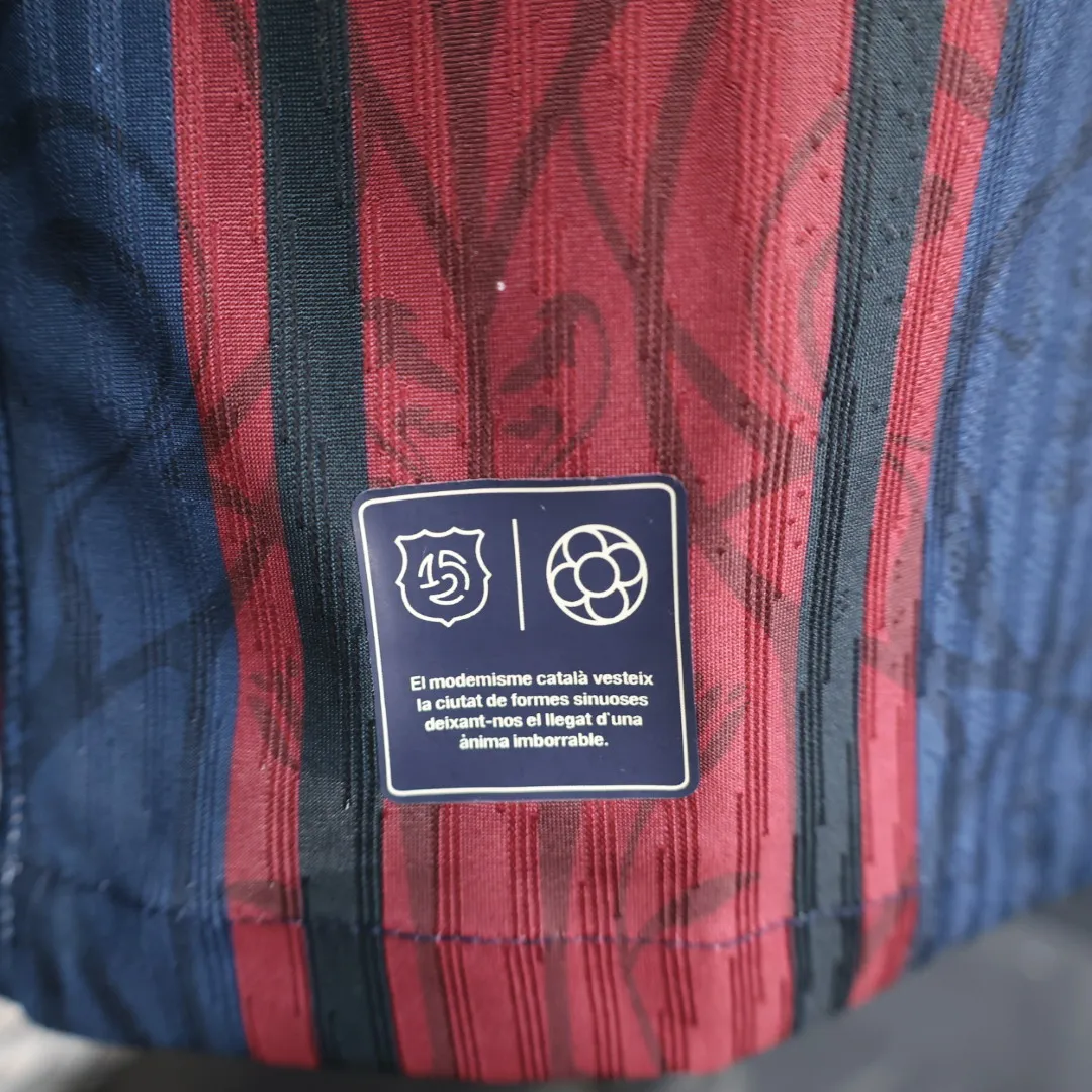 Player Version Barcelona 25/26 125th Anniversary  Long Sleeves S-XXL