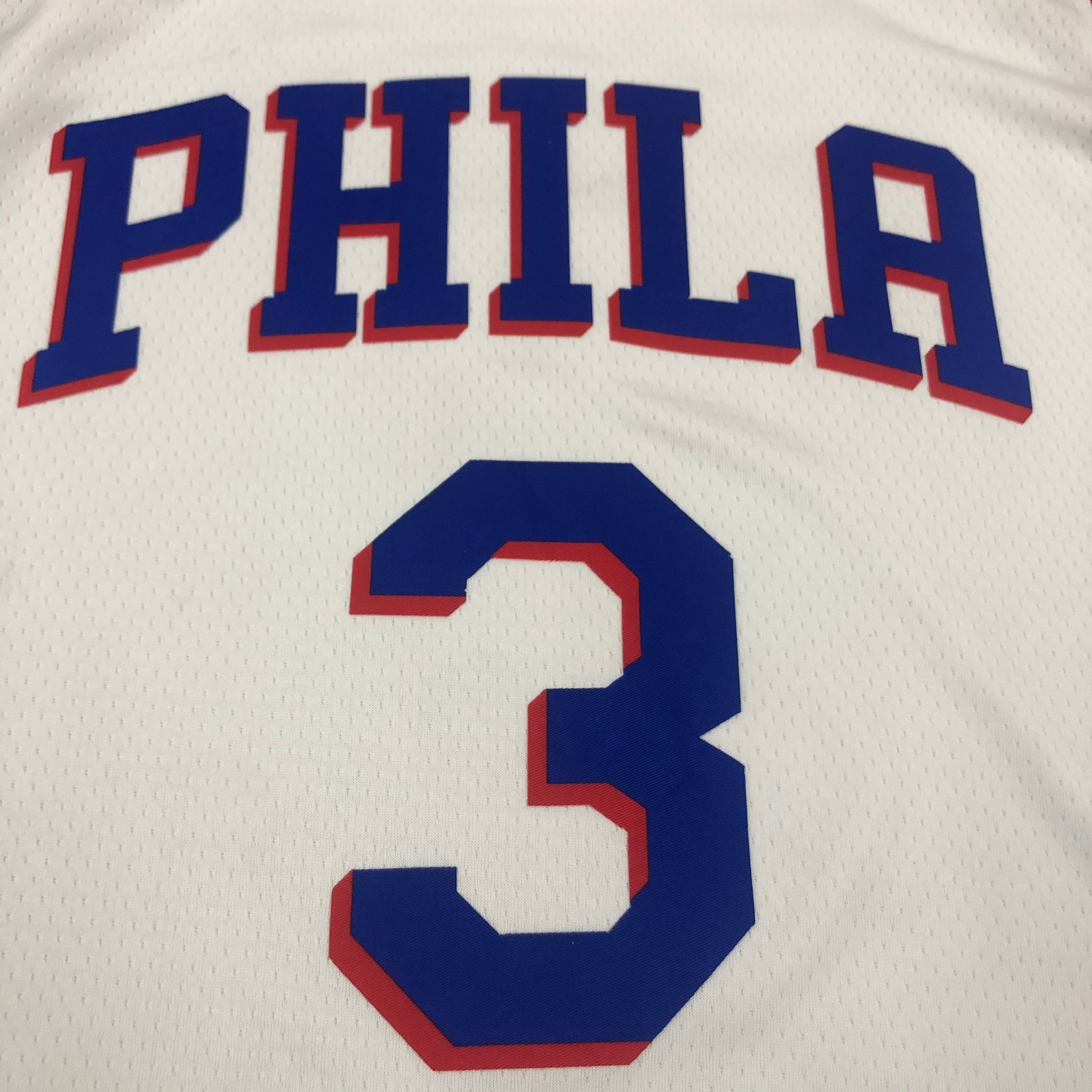 Philadelphia 76ers White V  #3