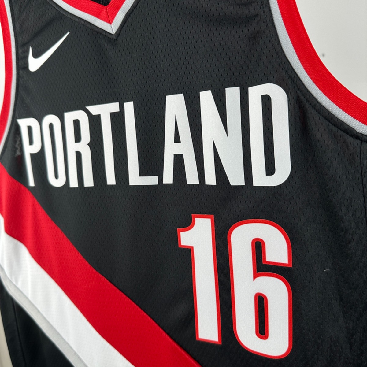 23 Season Portland Trail Blazers Black No.16