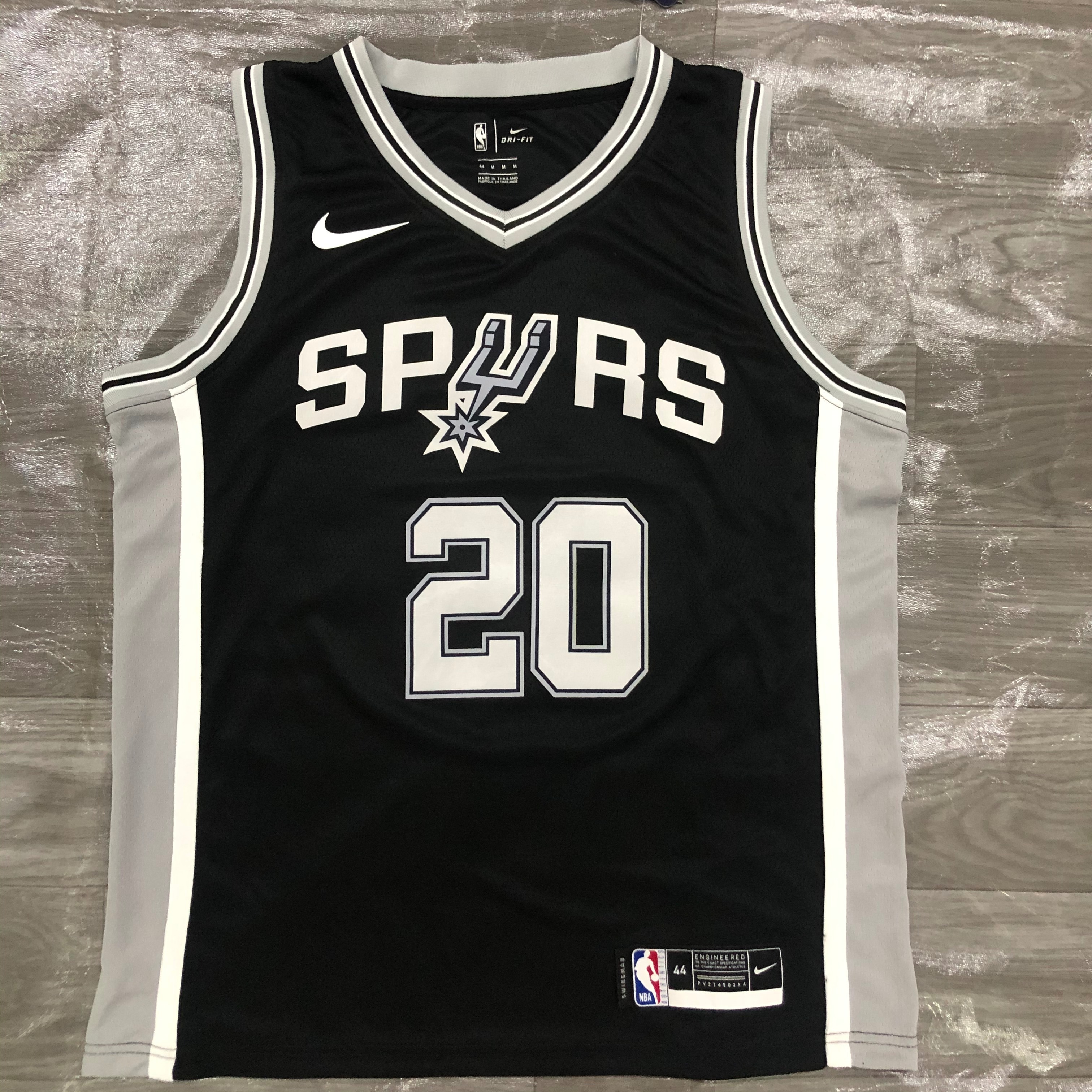 SAN ANTONIO SPURS BLACK  #20