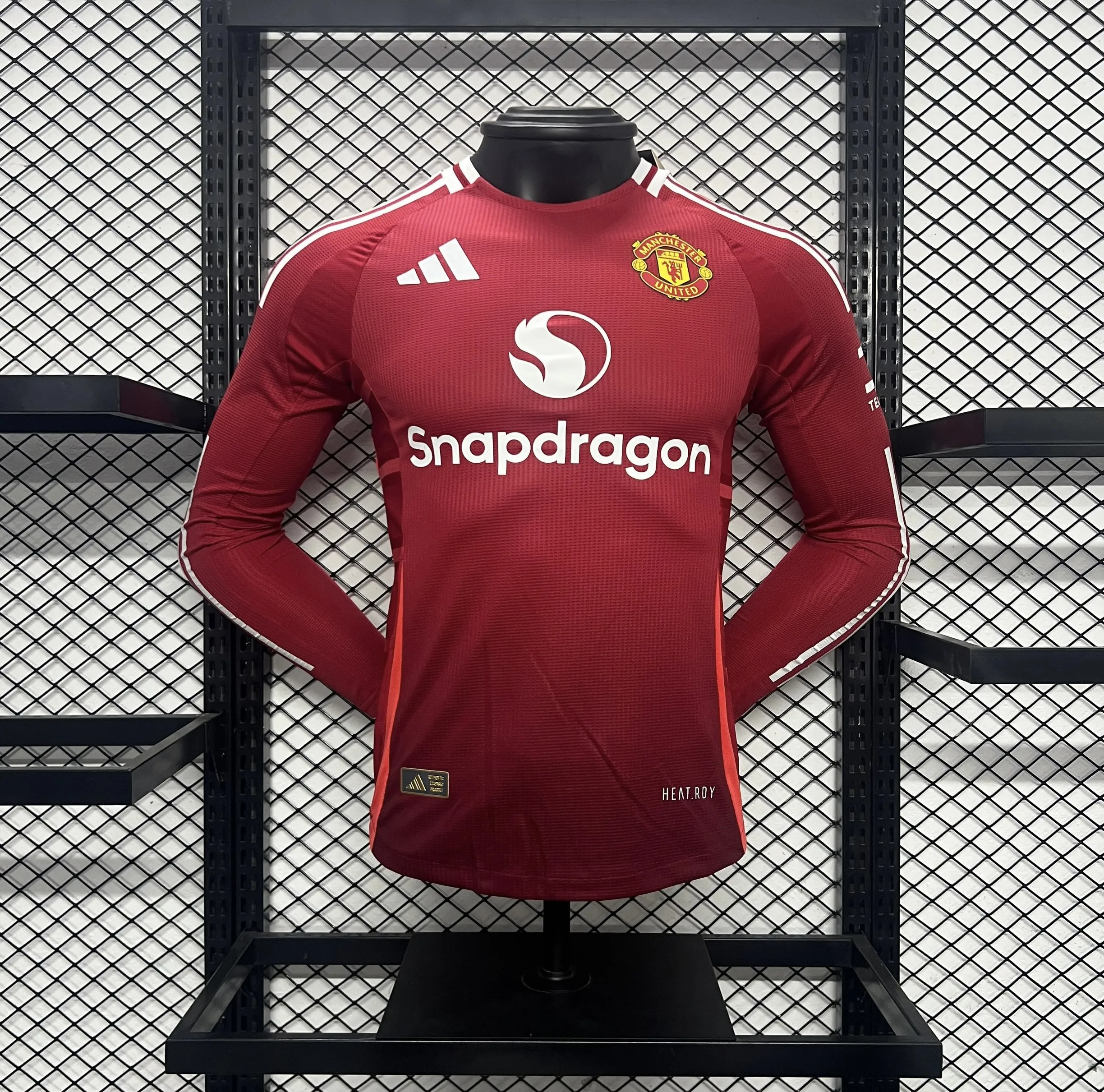 Player Version Manchester United 24/25 Home Kit Long Sleeves S-XXL