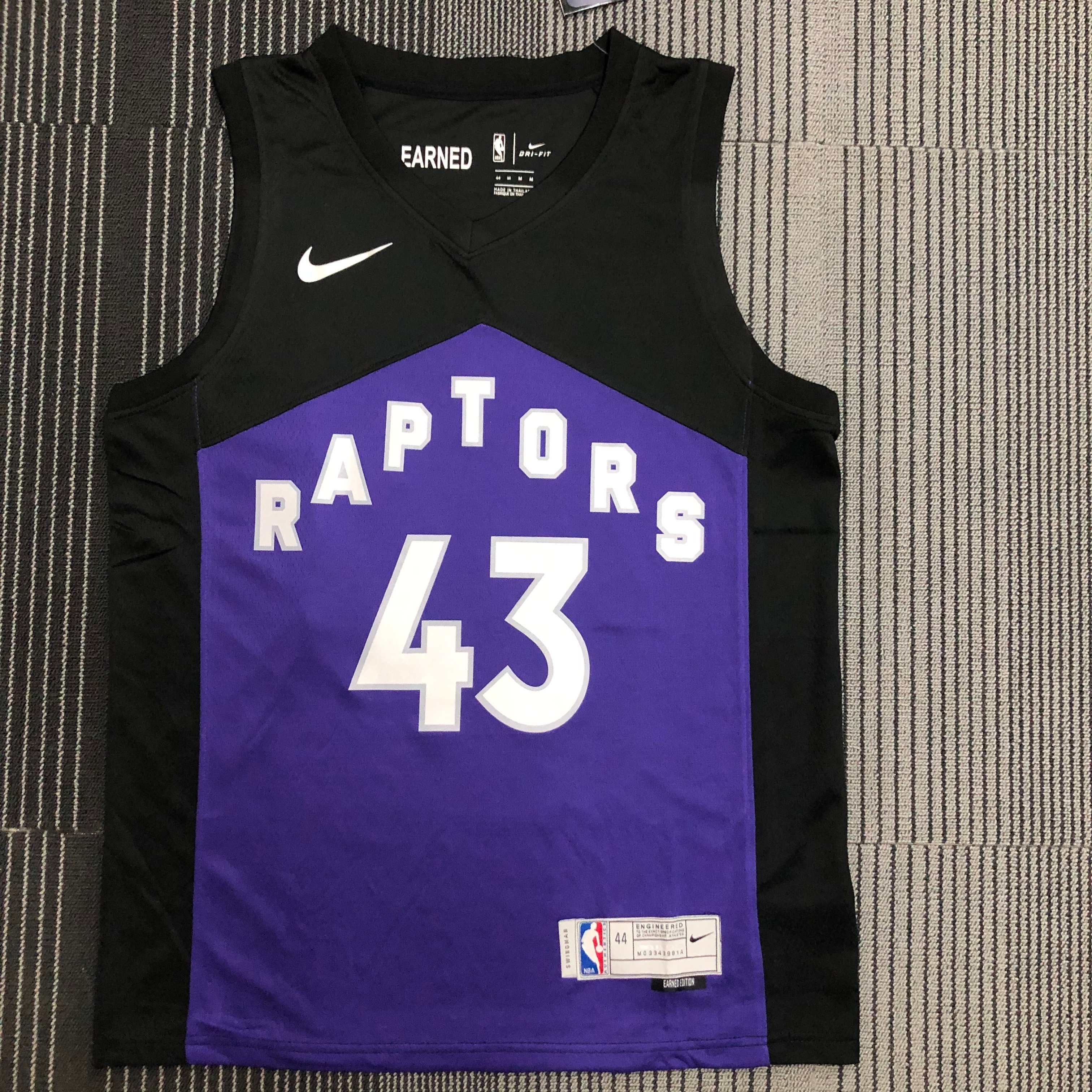 21 Season Toronto Raptors Purple  No.43 Siakam