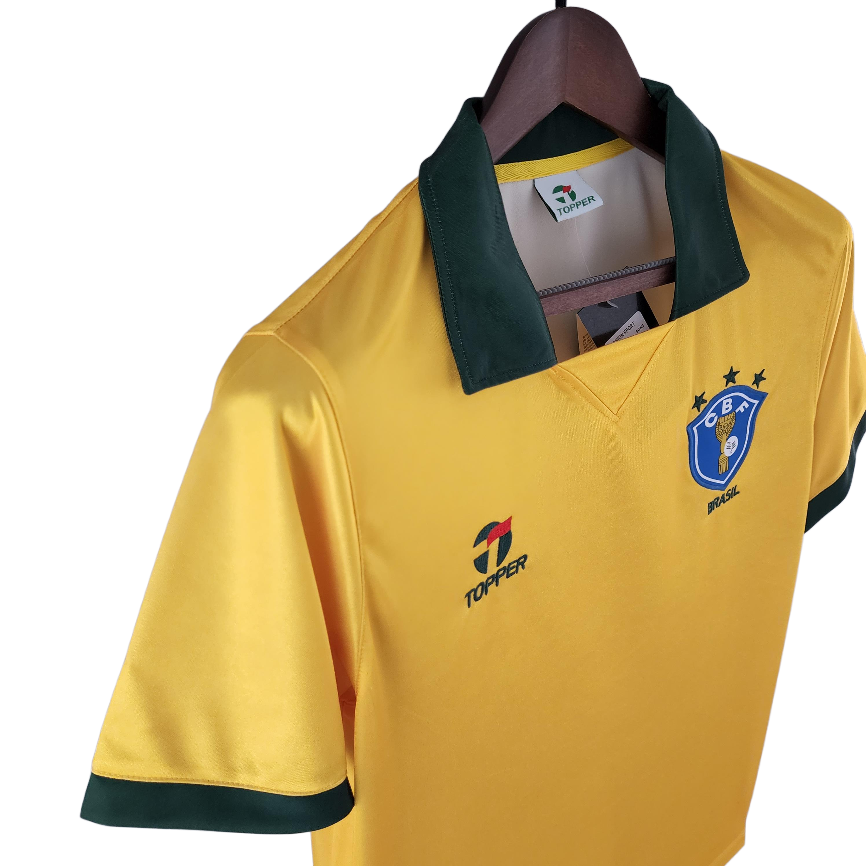 Retro  Brazil 1988 Home Yellow