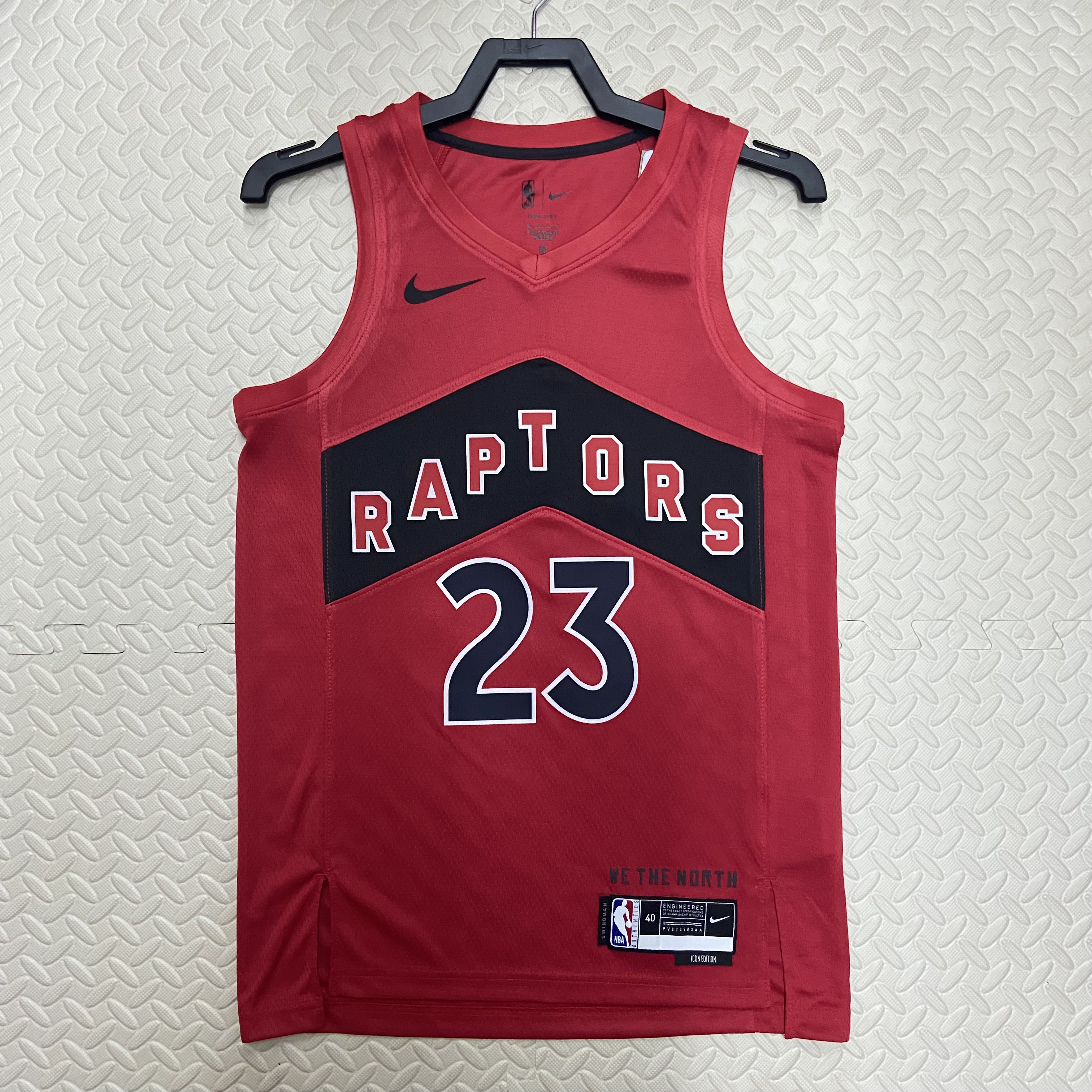 23 Season Toronto Raptors Away Red  No.23 Vanvleet