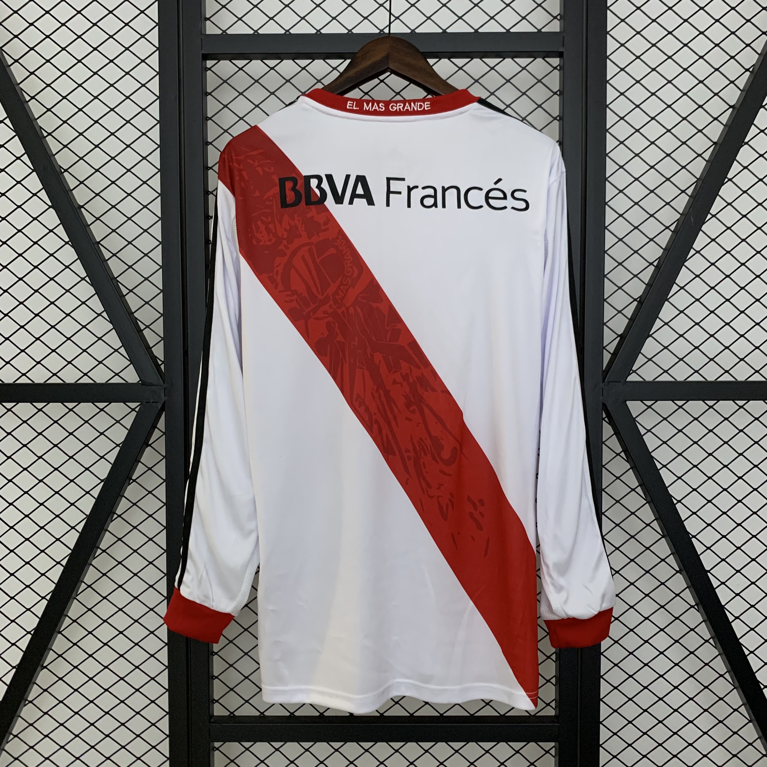 Retro River Plate 13/14 Home  Long Sleeves S-XXL