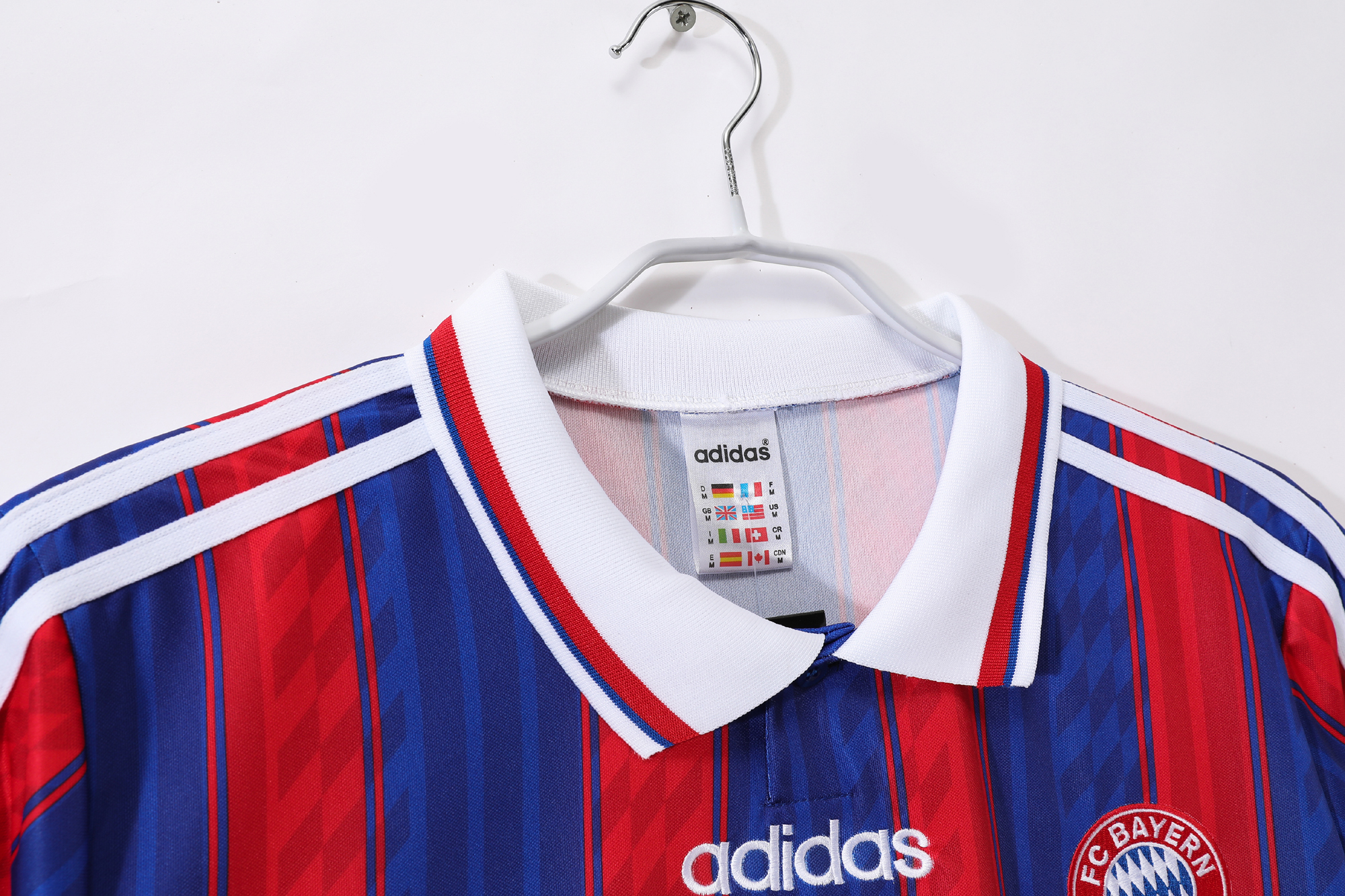Retro 1995-97 Bayern Munich Home Kit S-XXL