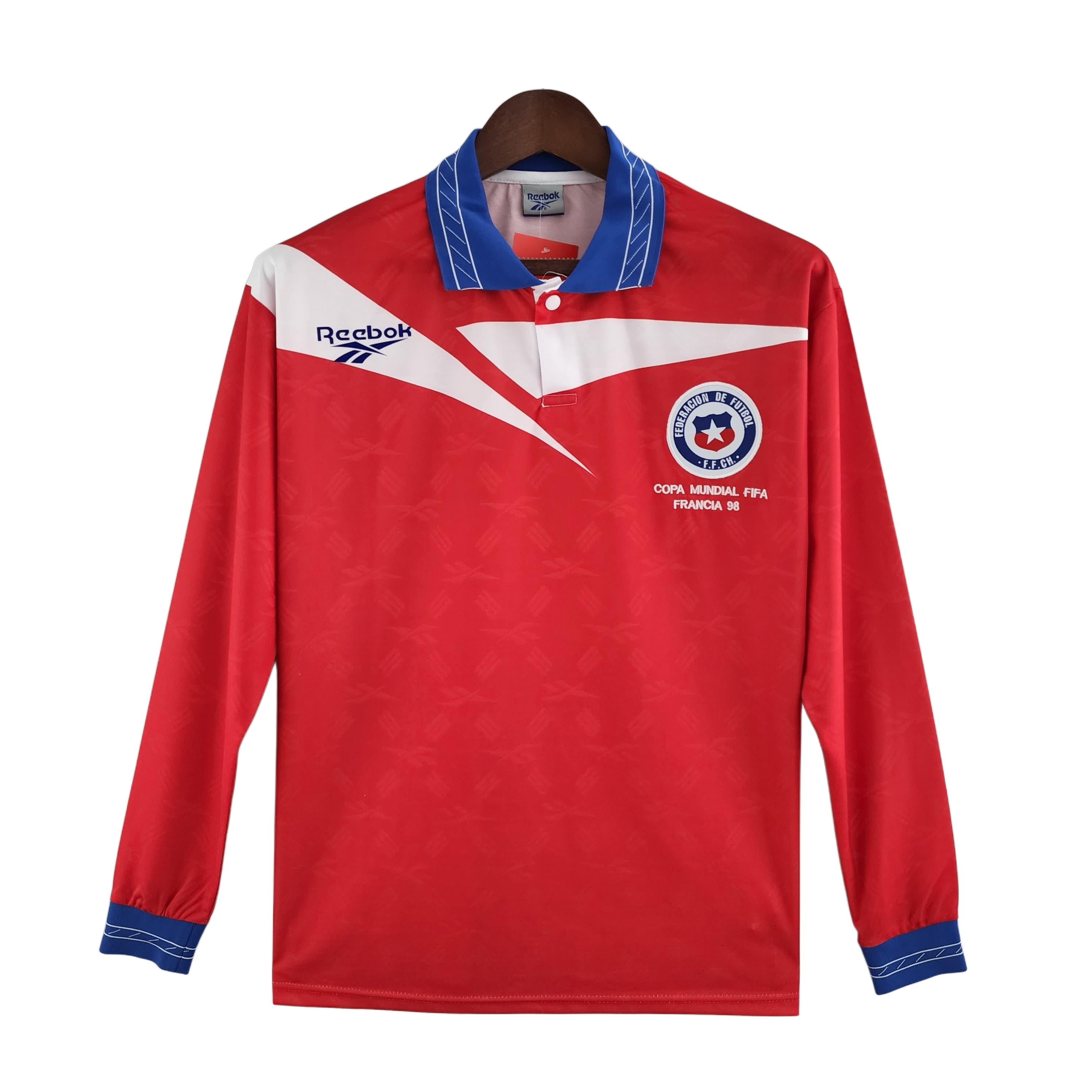Retro Chile 1998 Home Long Sleeves S-XXL
