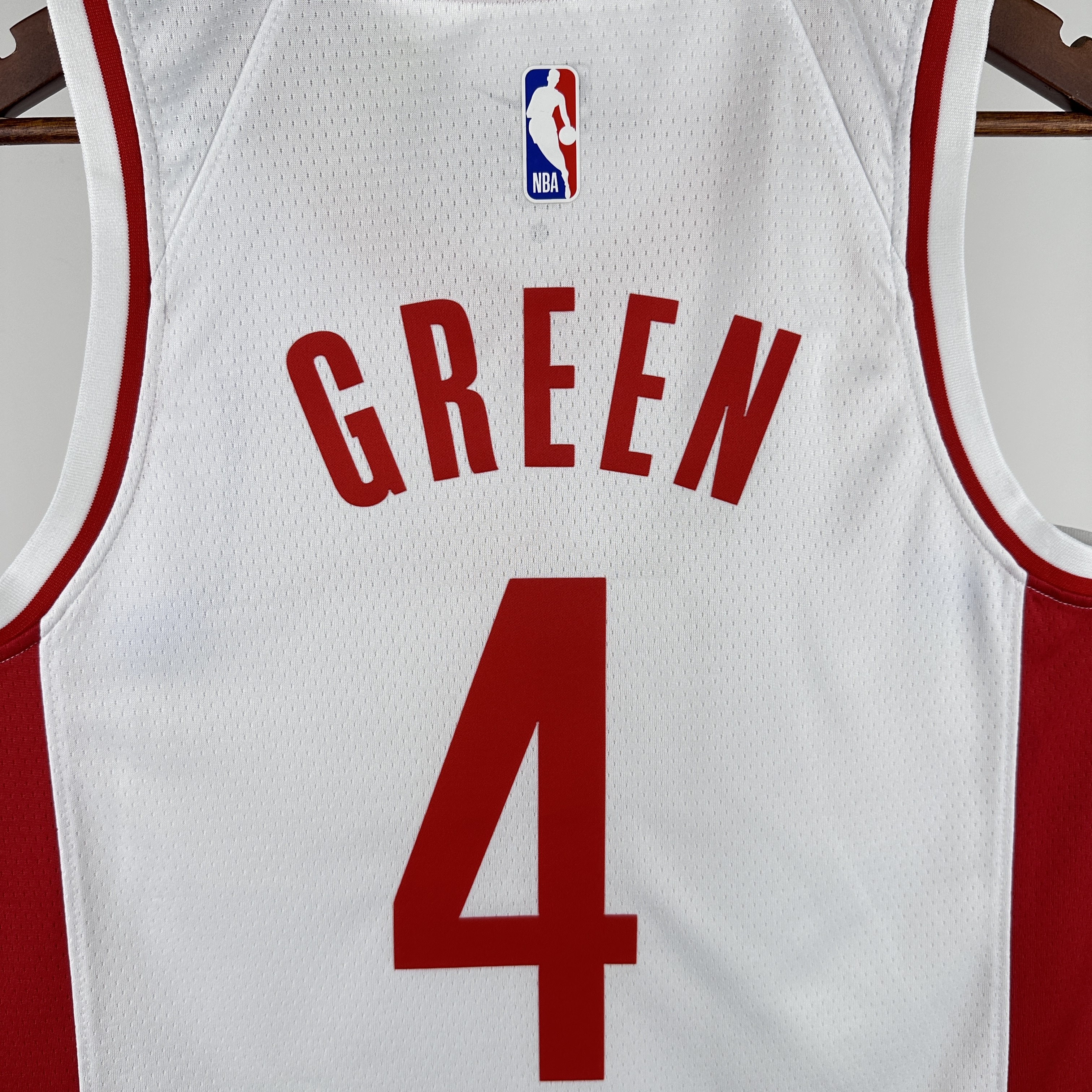 23 Season Rockets Home White #4 Green