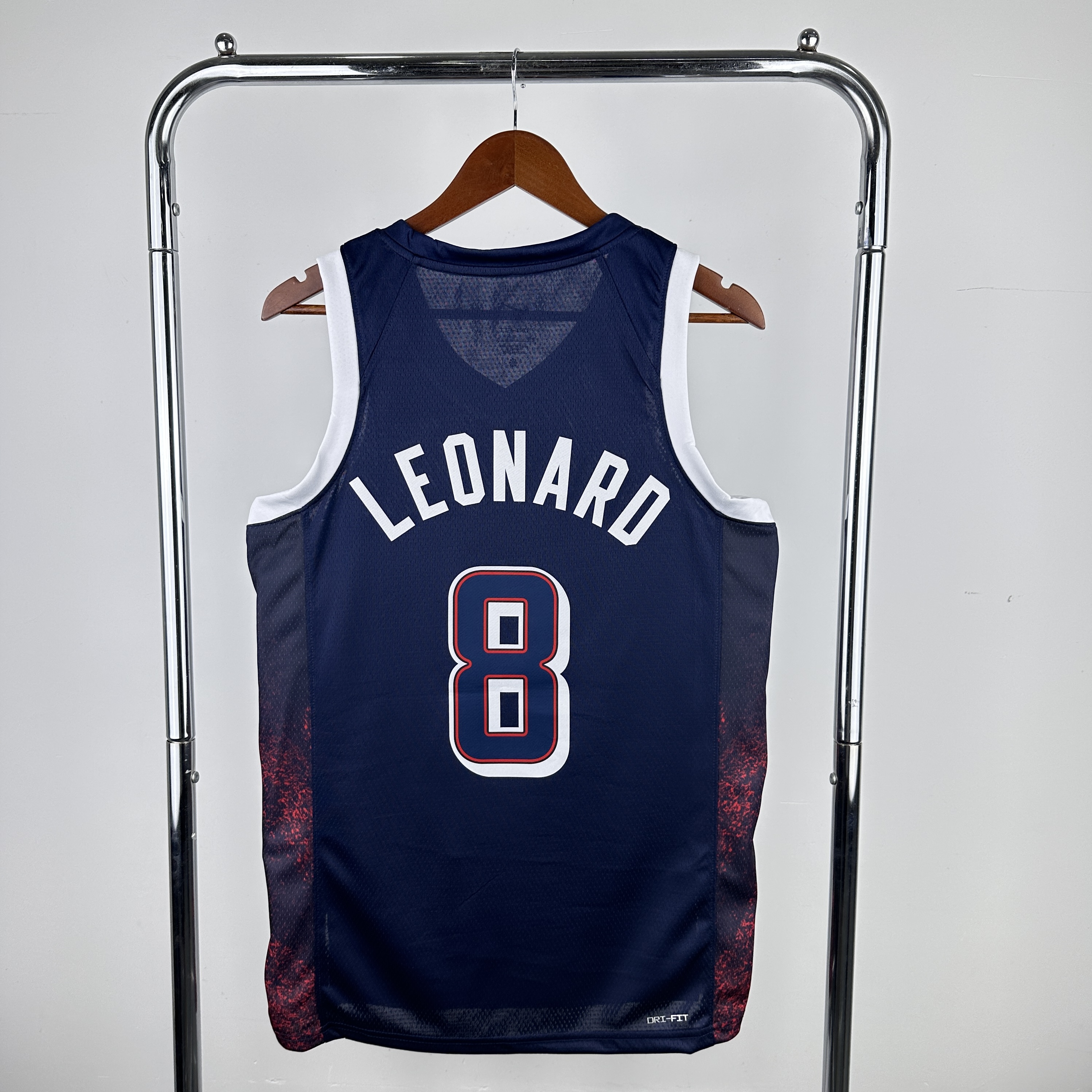 2024 Olympic Basketball USA Blue No.8 Leonard