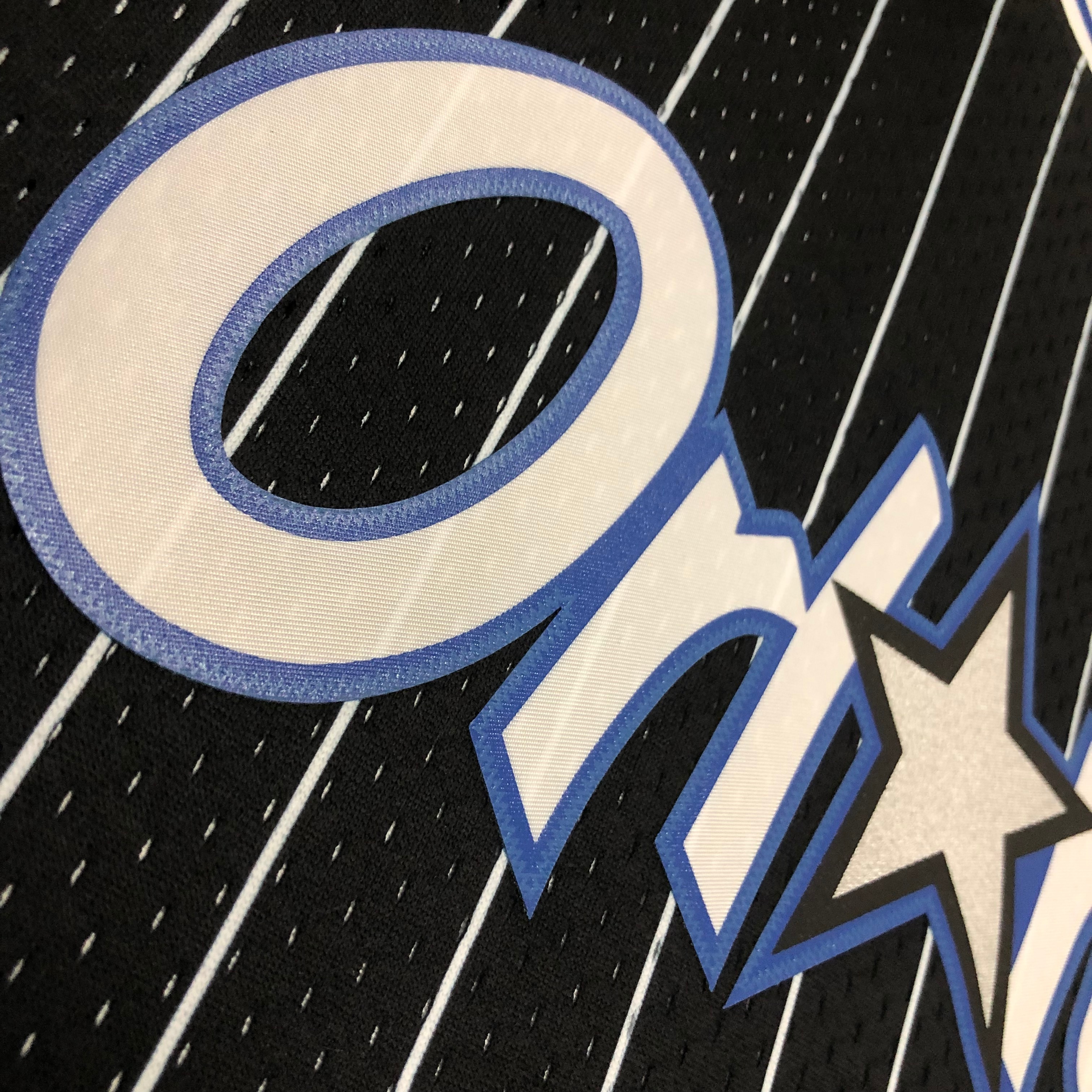 MN Heat Press Retro: ORLANDO MAGIC Black No.1