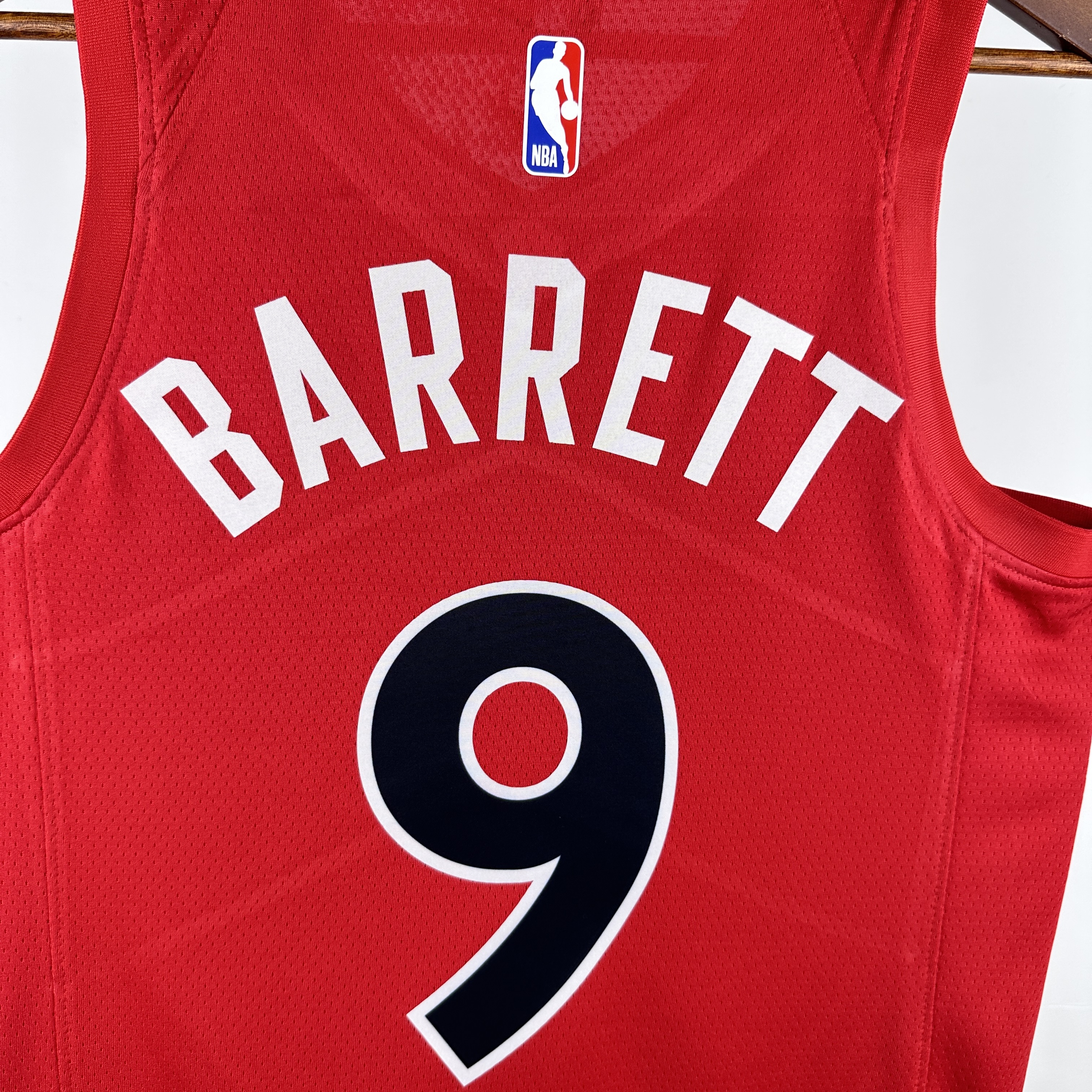 23 Season Toronto Raptors Away Red  No.9 Barrett