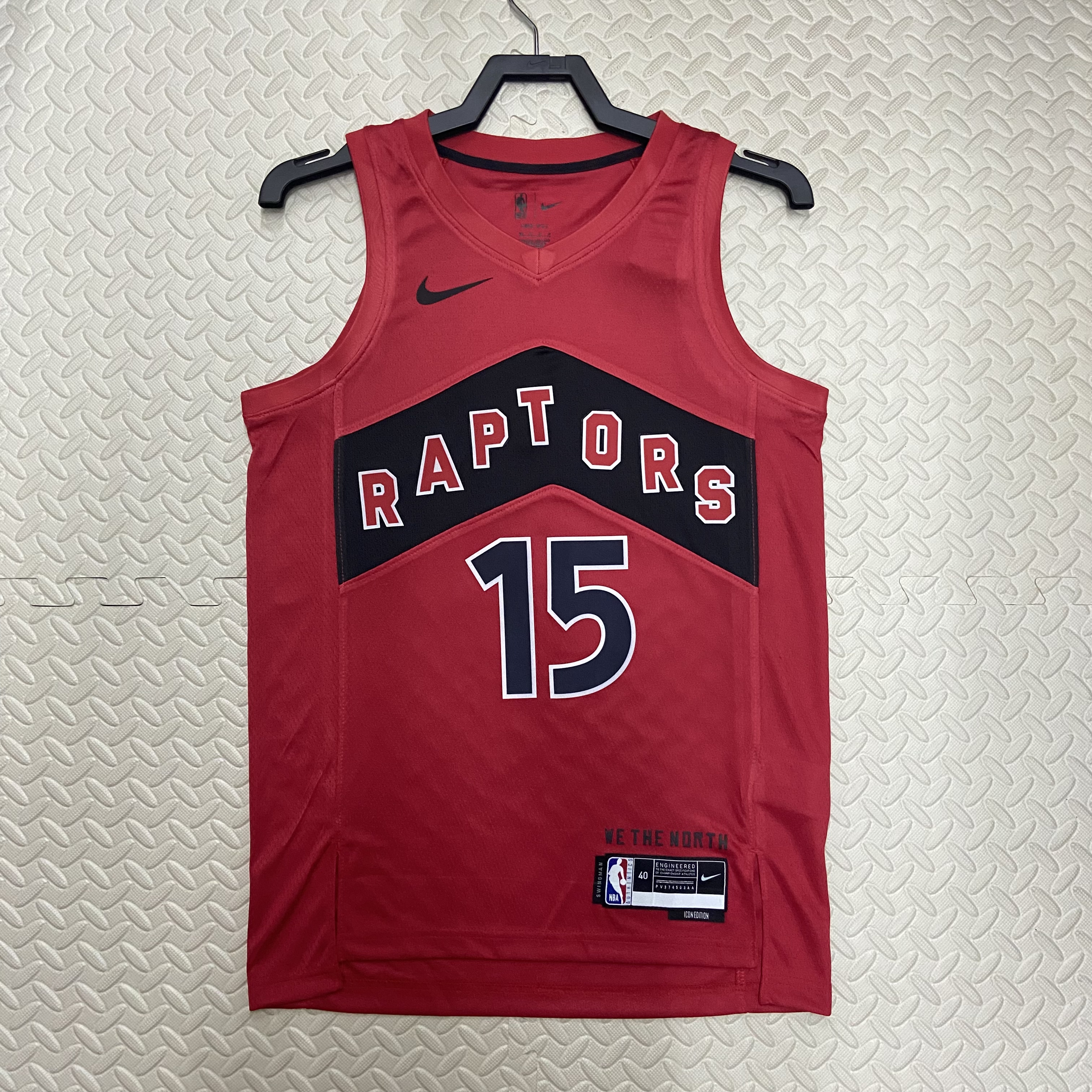23 Season Toronto Raptors Away Red  No.15 Carter