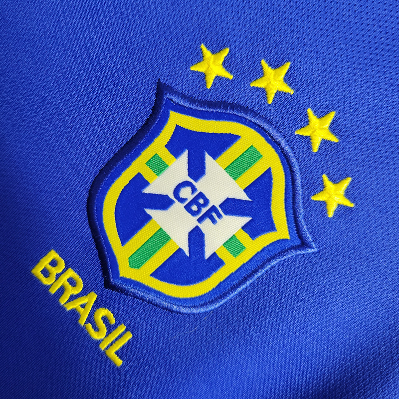Retro  Brazil 2002 Away Blue