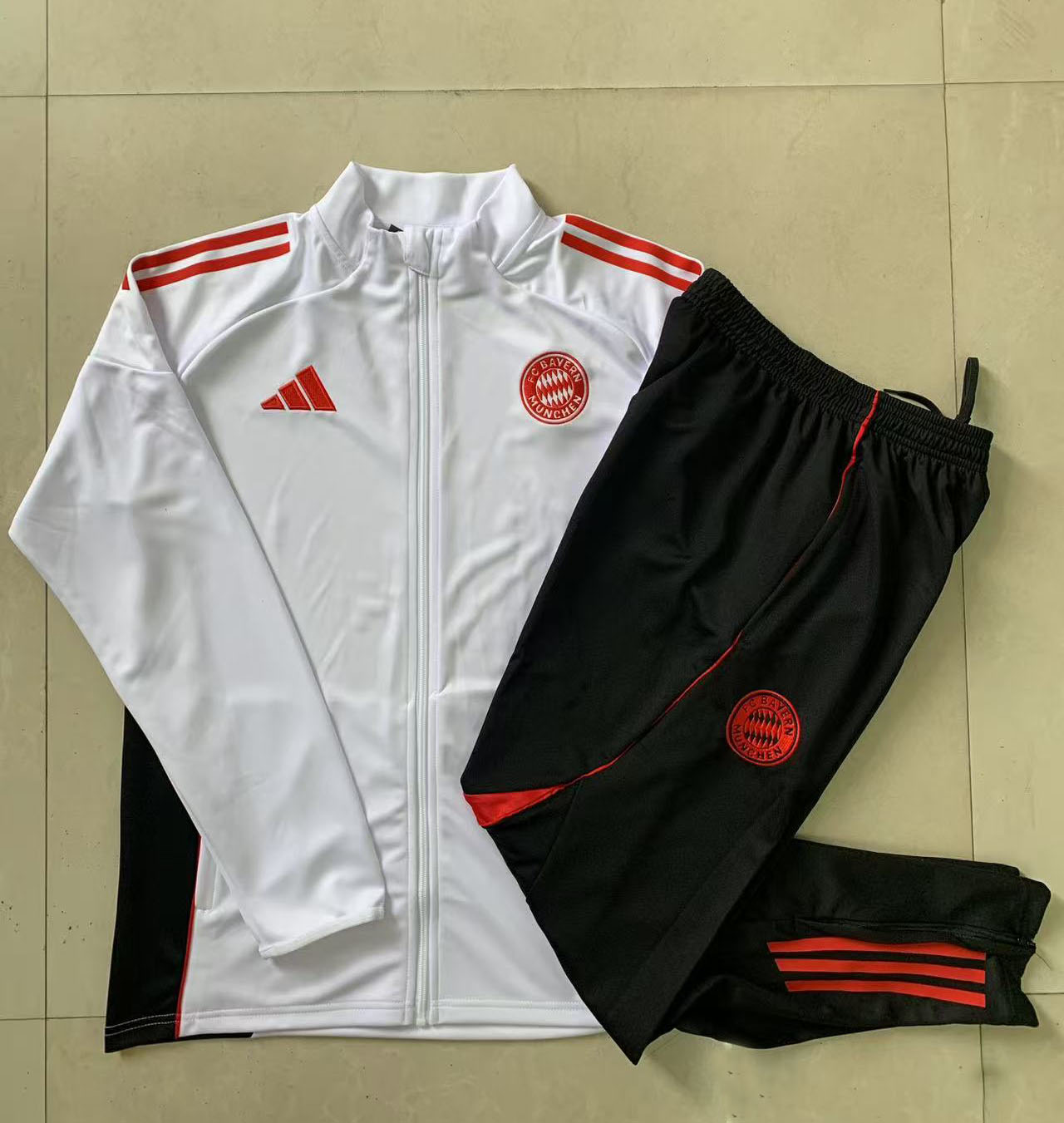 Adult/ Kids Bayern Full Zipper Training Suit B2526