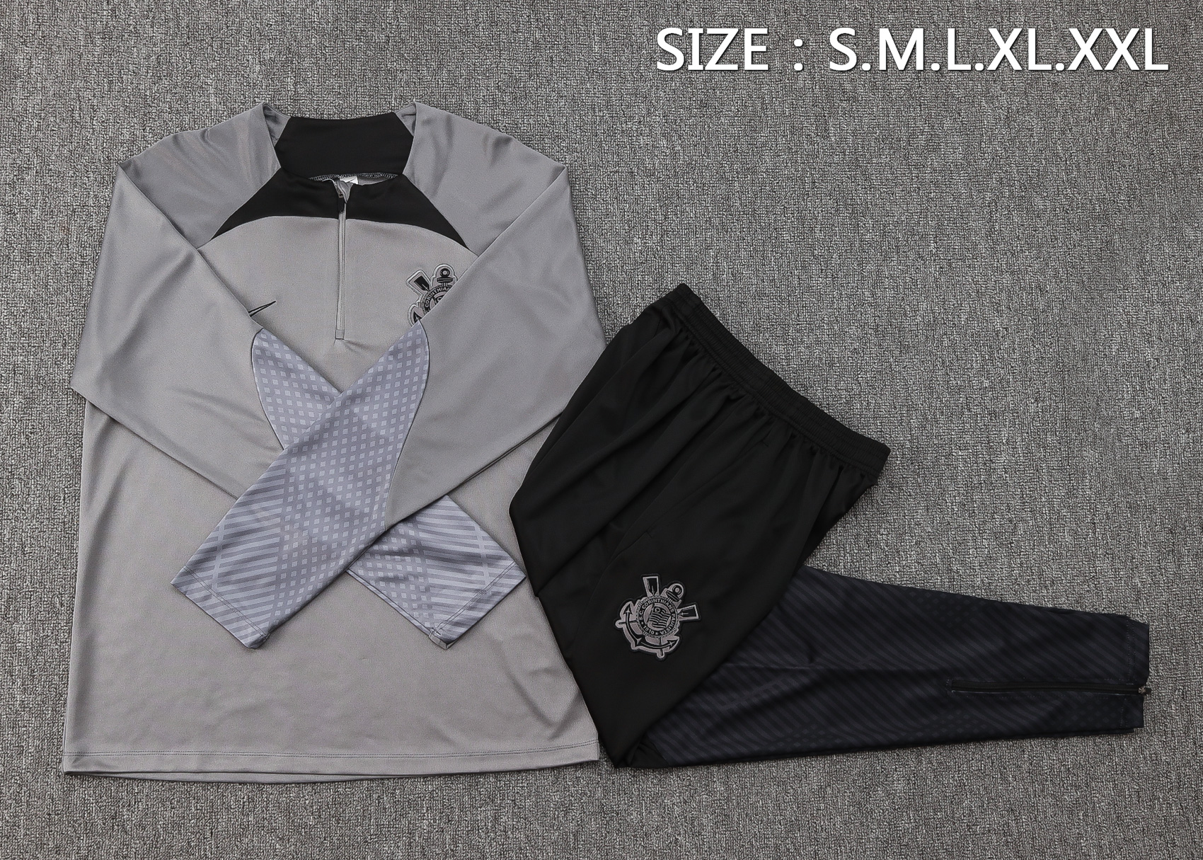 Corinthians 2425 half zipper Training Suit B873