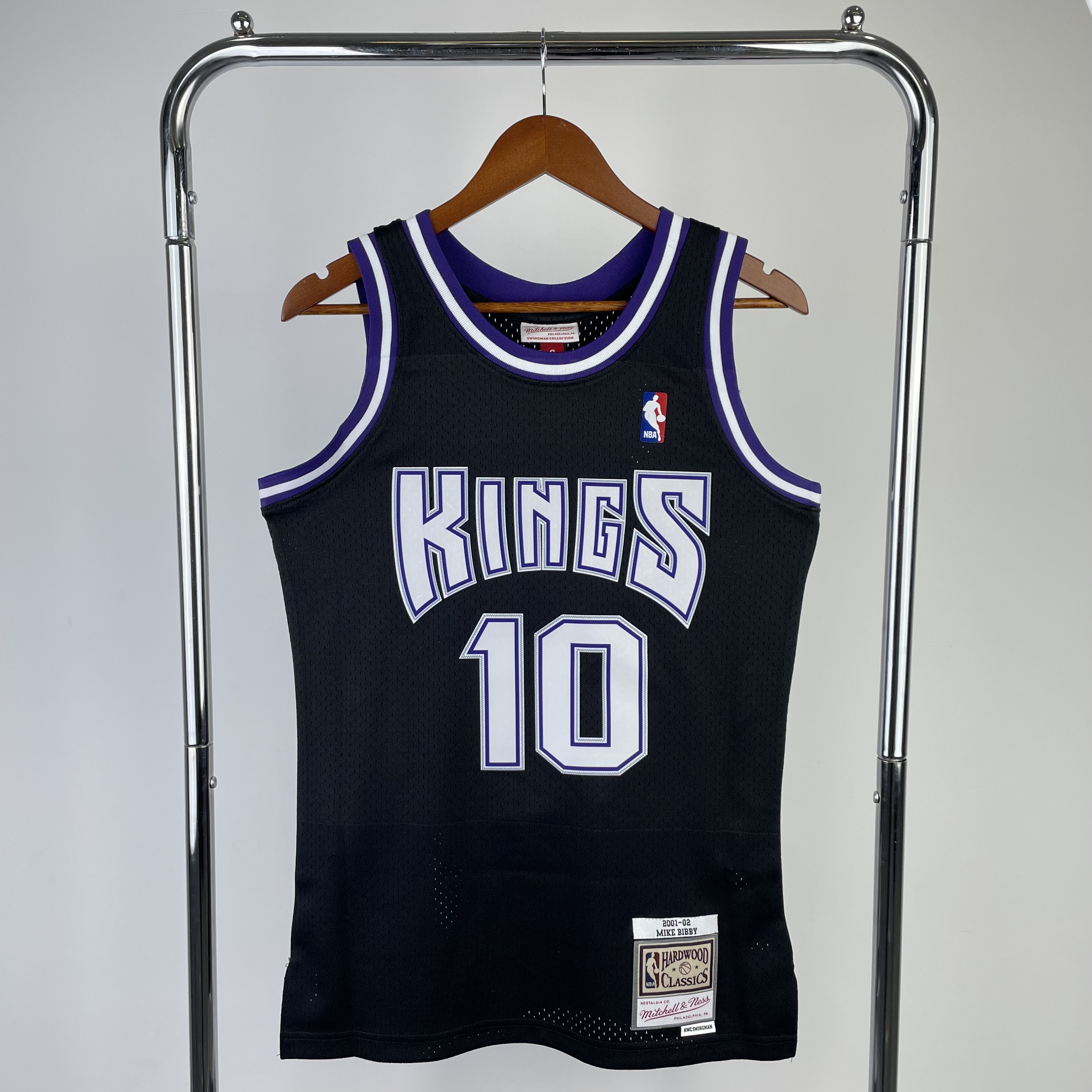 MN Heat Press Retro: Sacramento Kings 01 Season Blue No.10 BIBBY