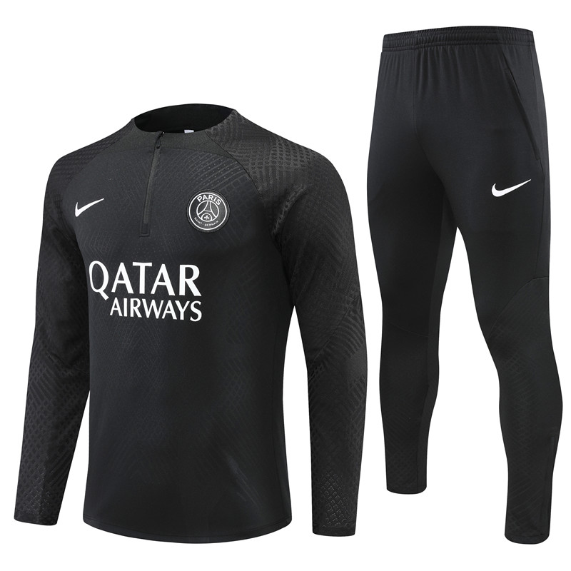 PSG Black Training Suit S-XXL