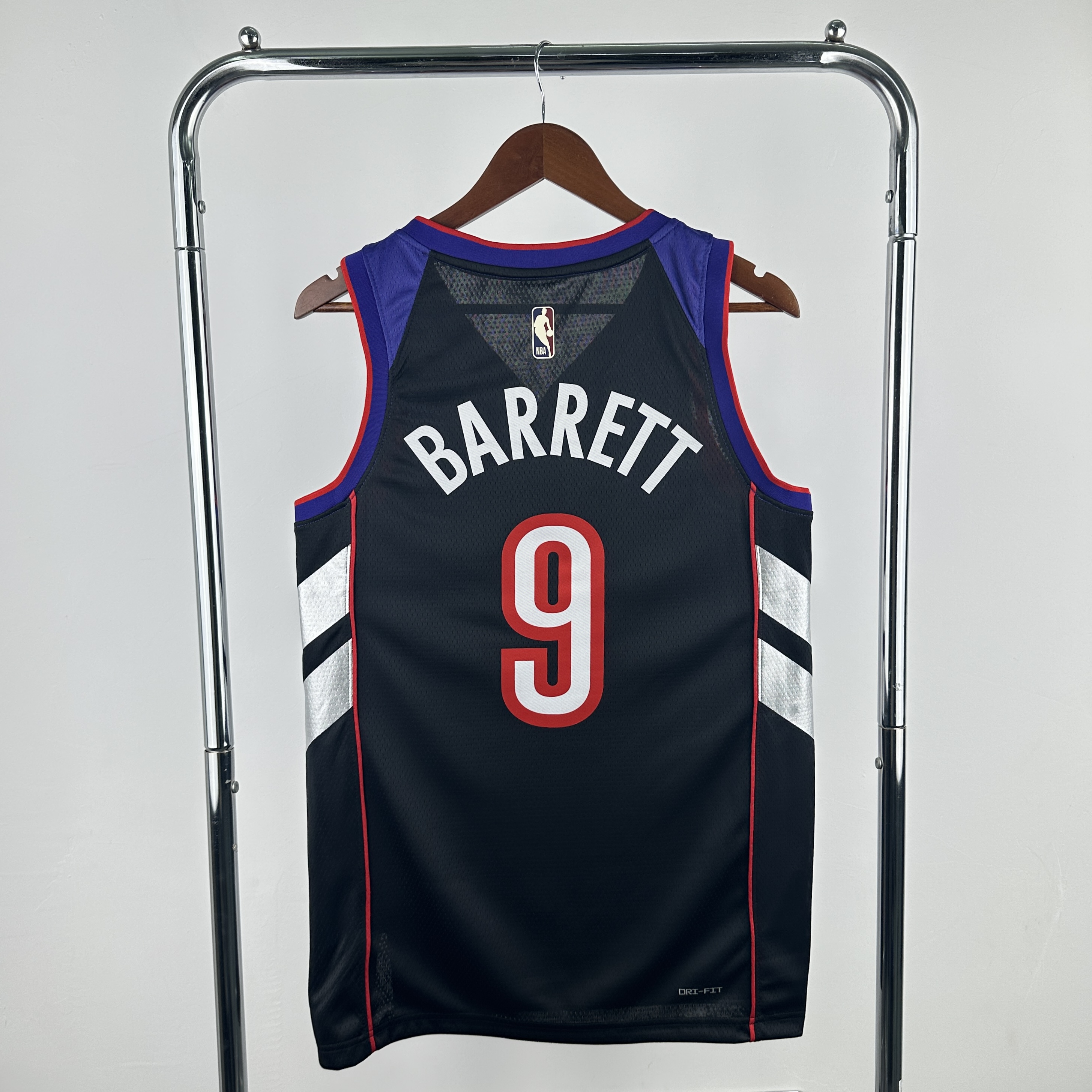 25 Season Toronto Raptors Purple  No.9 Barrett