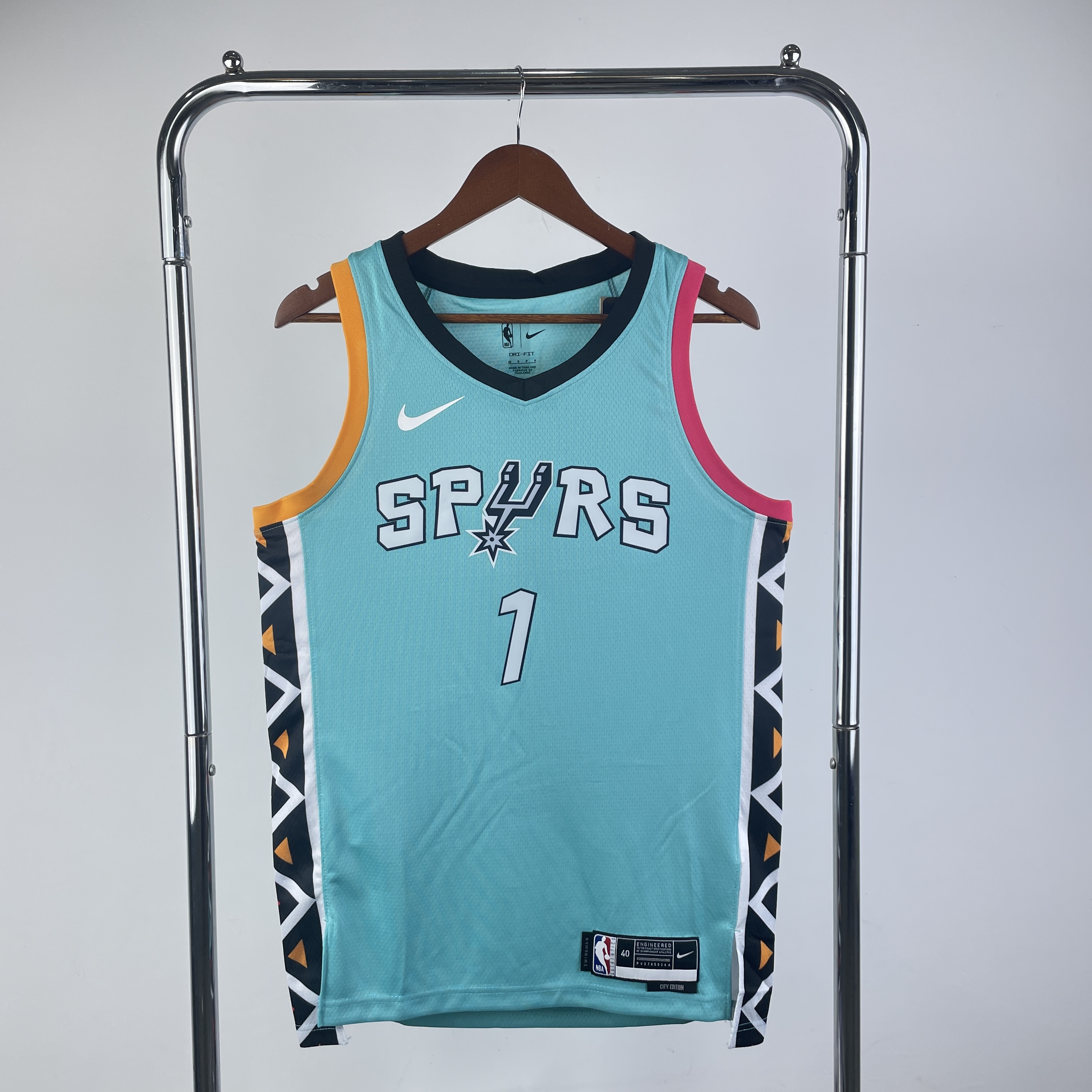 23 Season SAN ANTONIO SPURS City Edition  #1 WEMBANYAMA
