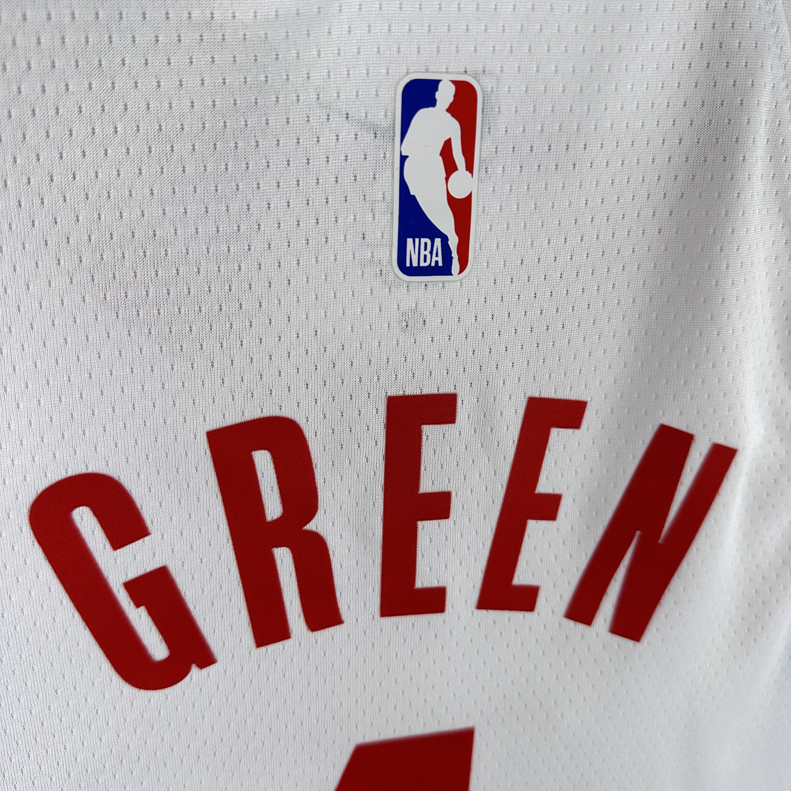 23 Season Rockets Home White #4 Green