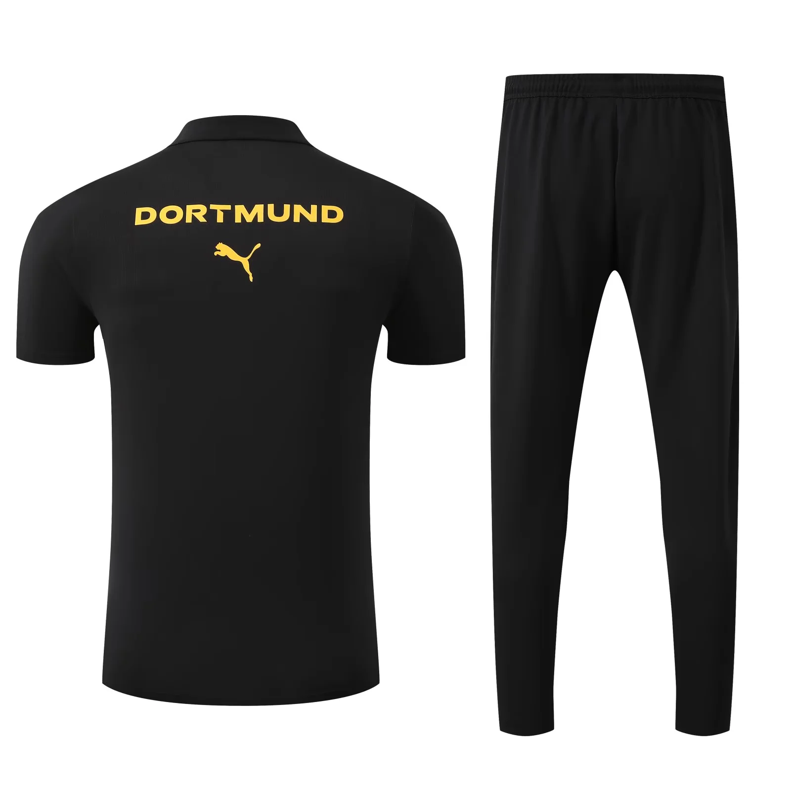 Borussia Dortmund Short Sleeves Long Pants Black