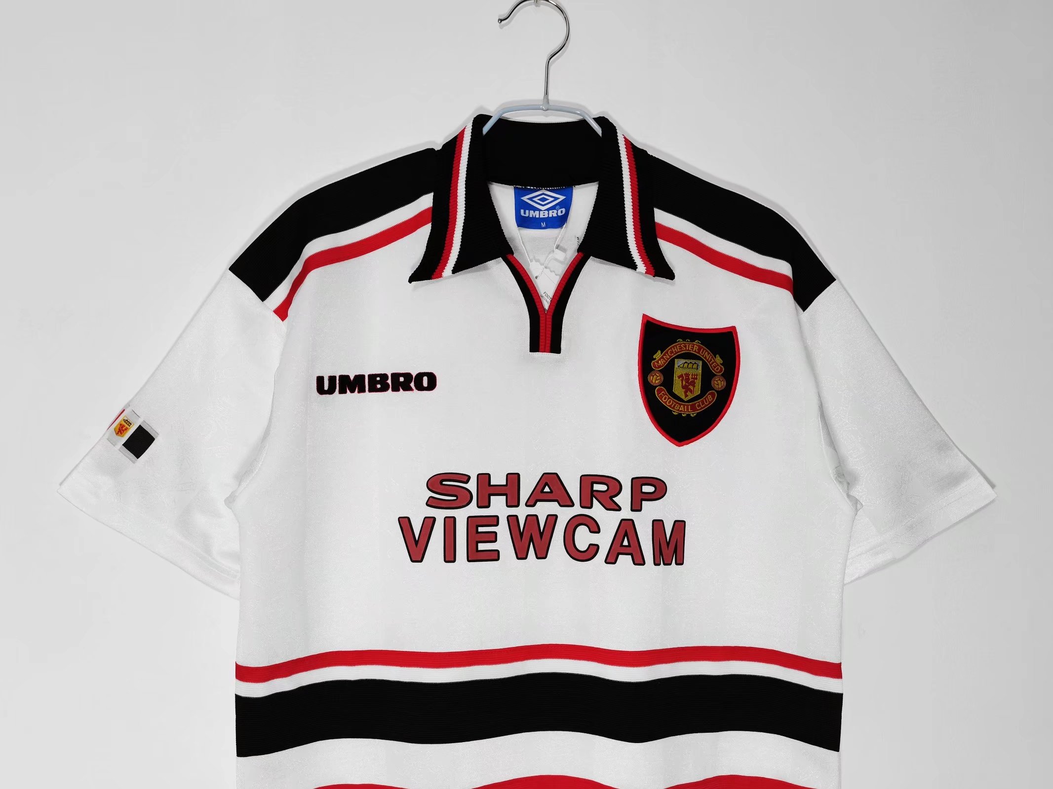 Retro Manchester United 97/99 Away -Branco
