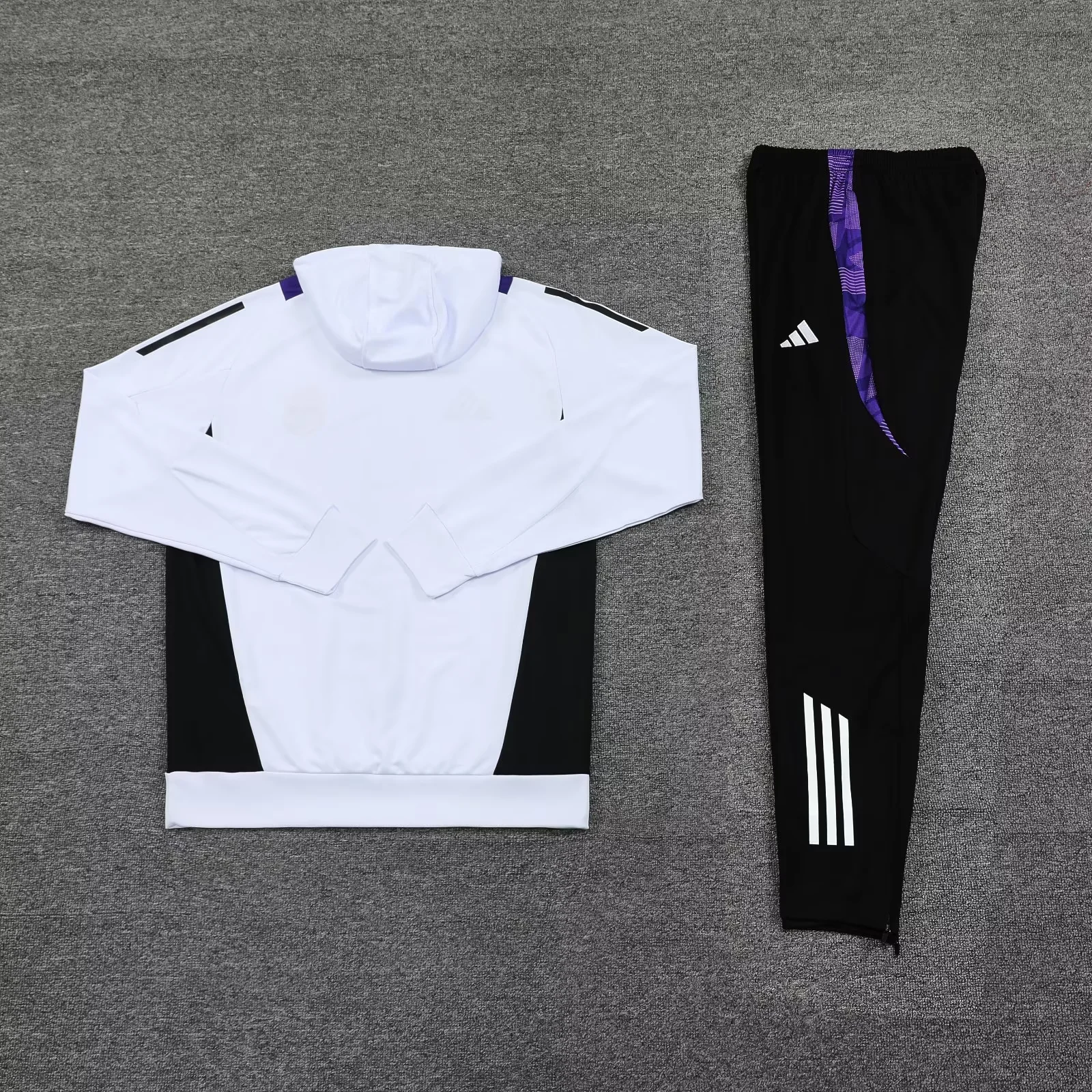 Hooded Real Mαdrid 24/25 Training Suit Long Sleeves