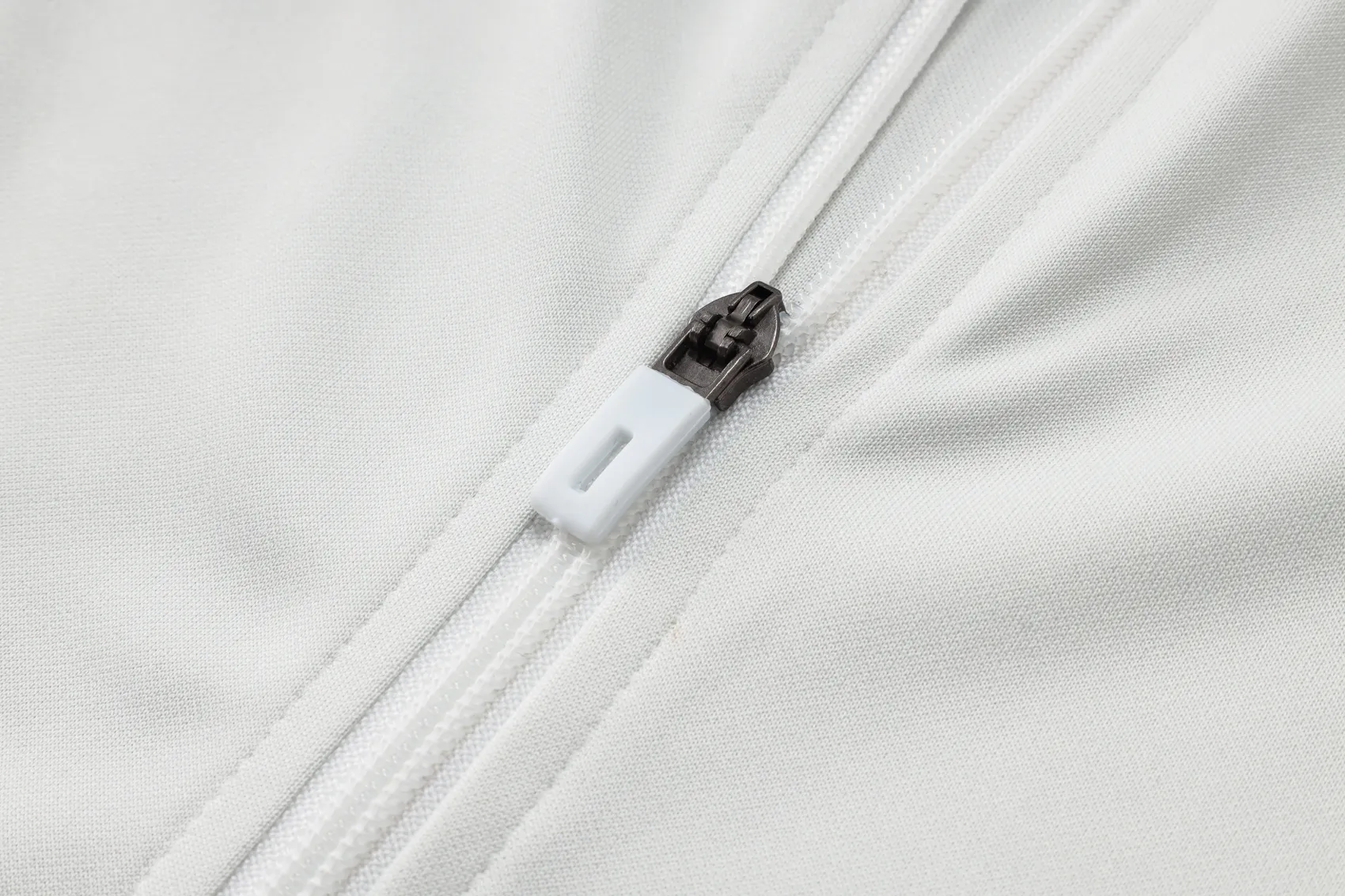 Adult/ Kids Juventus Full Zipper White/Gray Training Suit S_XXL