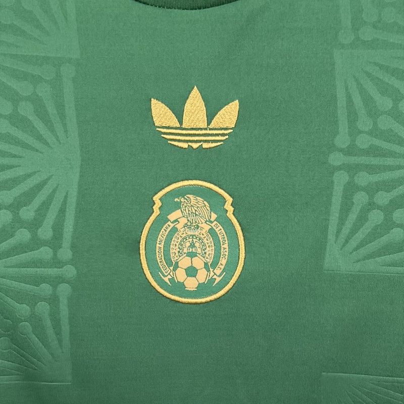 Kids Mexico 25/26 Gold Cup Kit Green 16-28