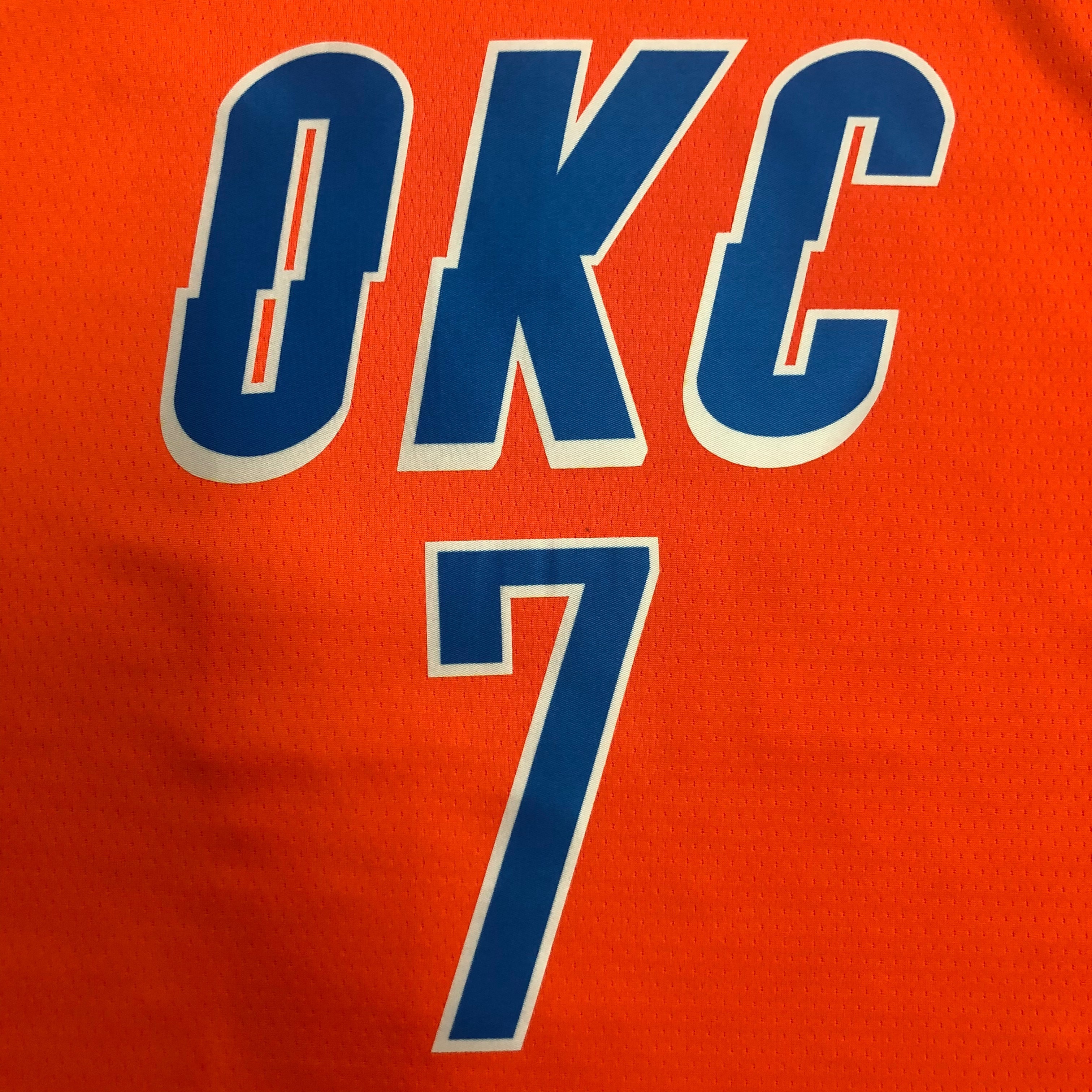 21 Season Oklahoma City Thunder Flyer  No.7 Anthony