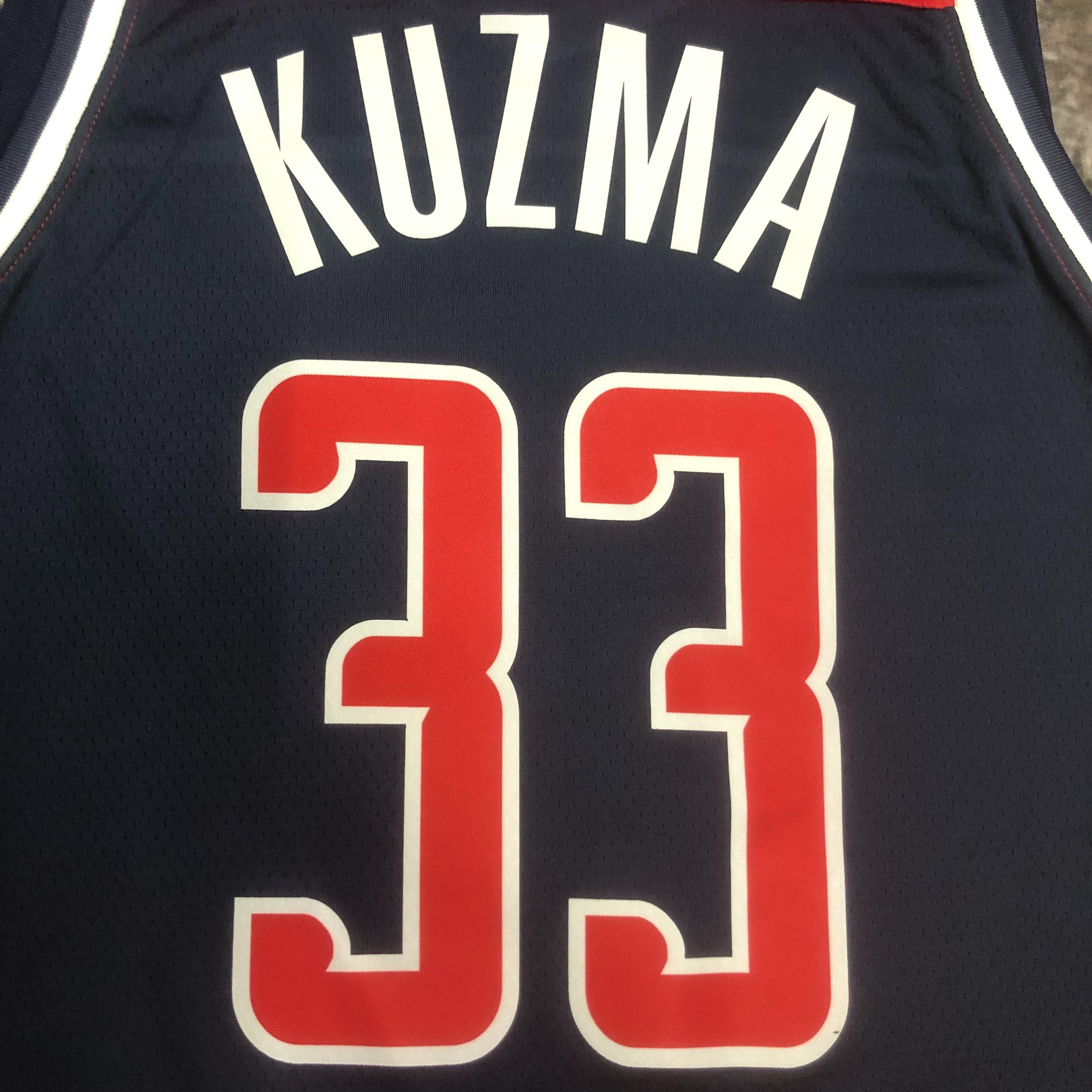 23 Season Washington Wizards Limited Edition No.33 Kuzma