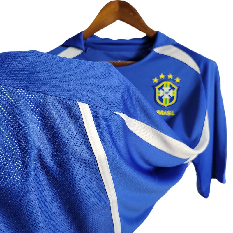 Retro  Brazil 2002 Away Blue