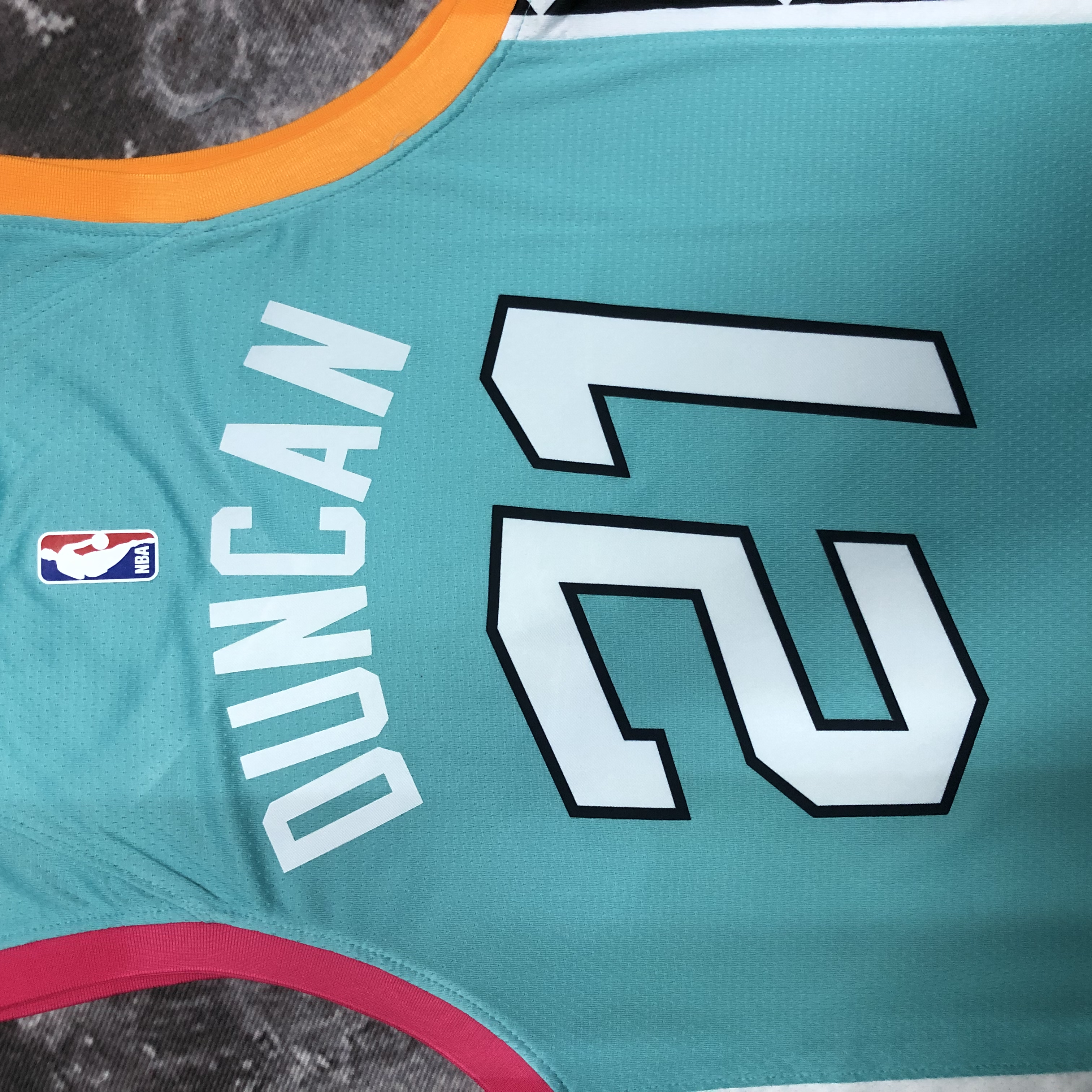 23 Season SAN ANTONIO SPURS City Edition  #21 DUNCAN