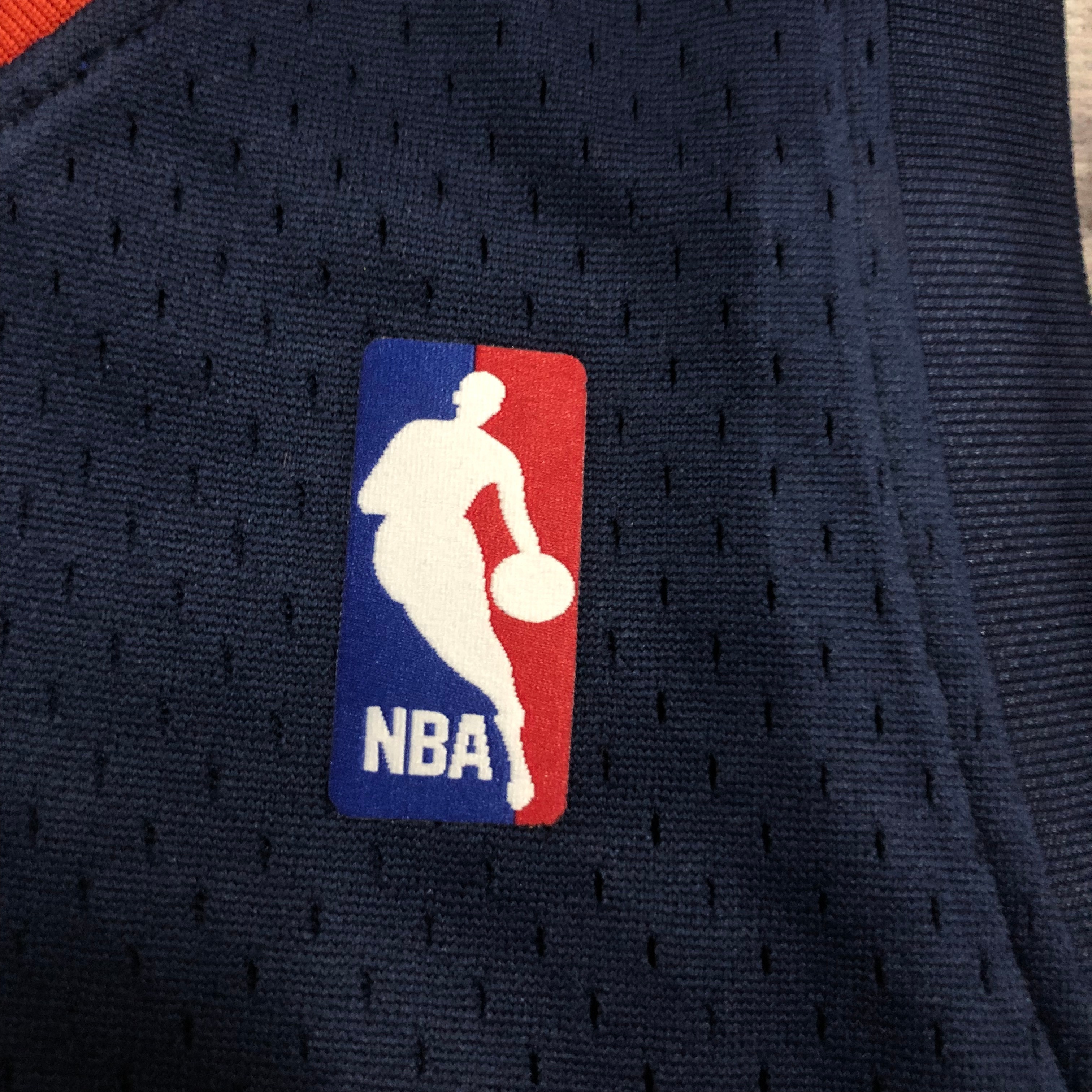 MN Heat Pressed Retro : SW Warriors 09/10 Dark Blue No.30 Curry