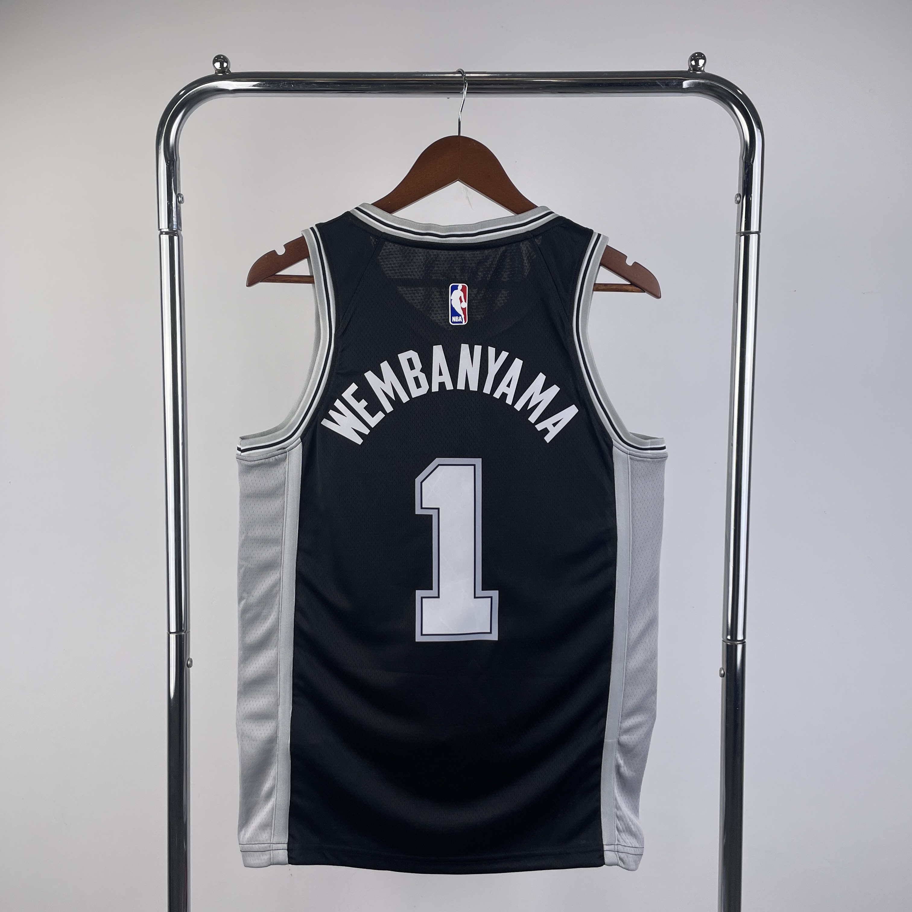 SAN ANTONIO SPURS BLACK  #1 WEMBANYAMA