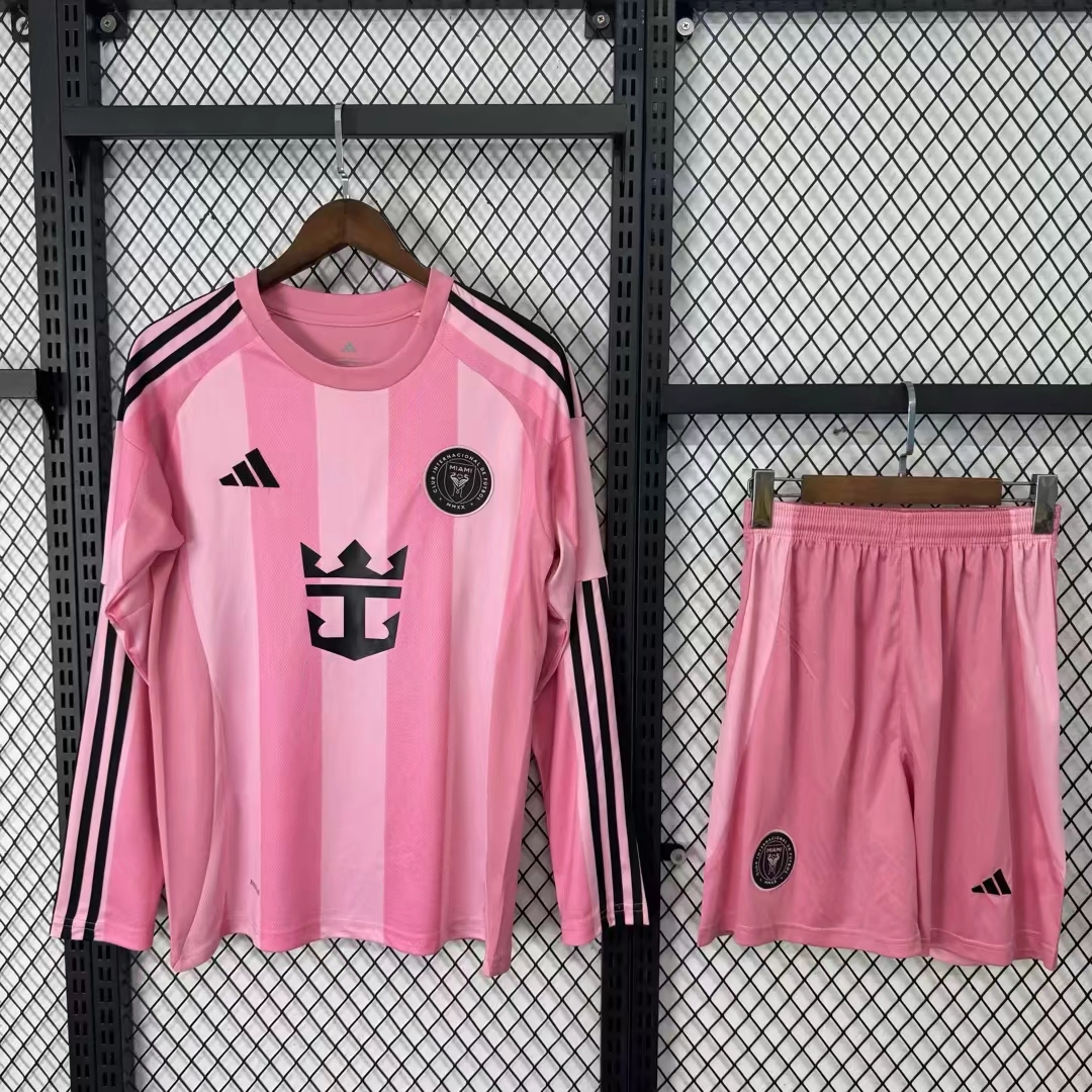 Inter Miami 25/26 Home Kit Long Sleeves
