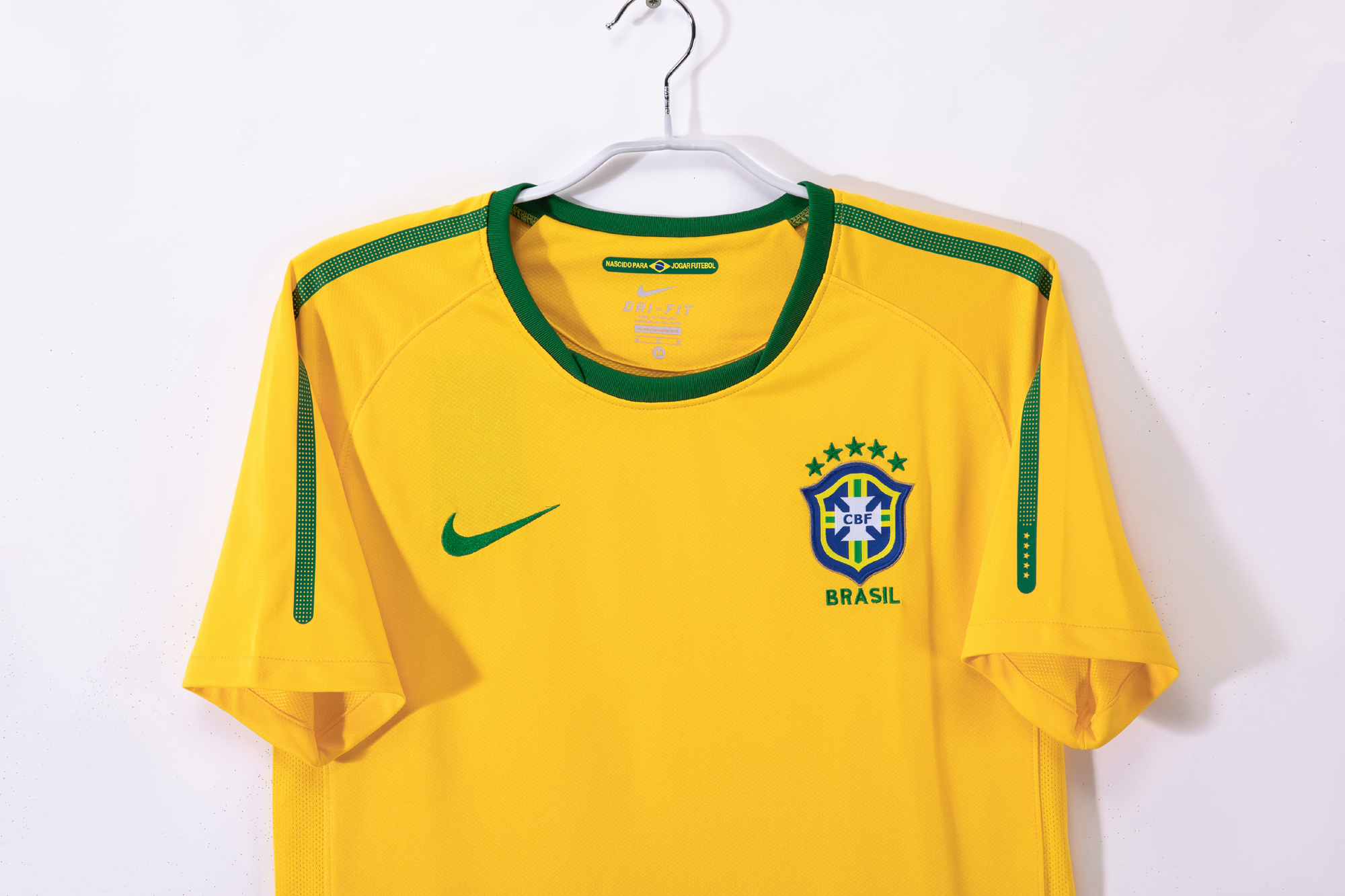 Retro  Brazil 2010 Home Yellow