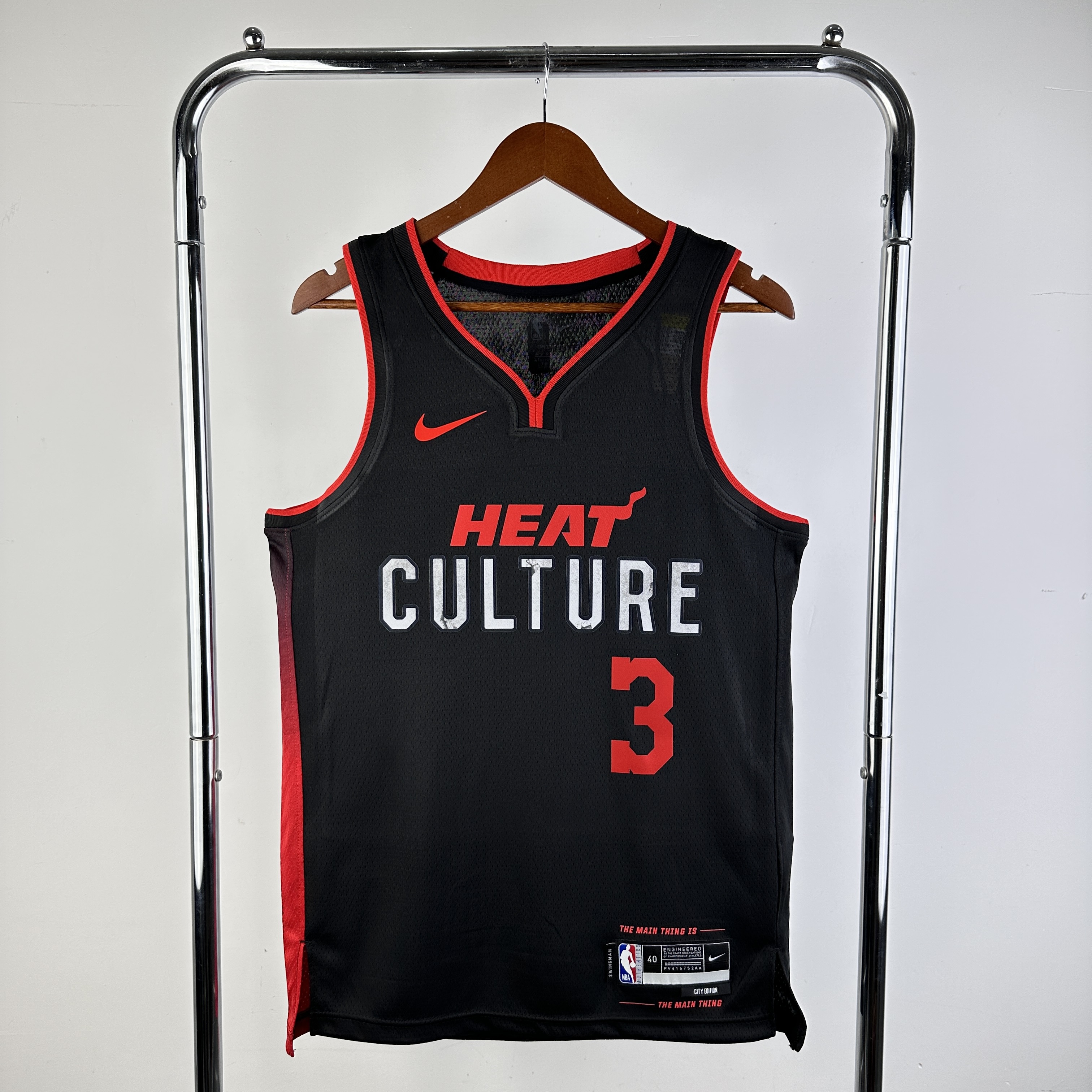24 Season Miami Heat City Edition  No.3 Wade