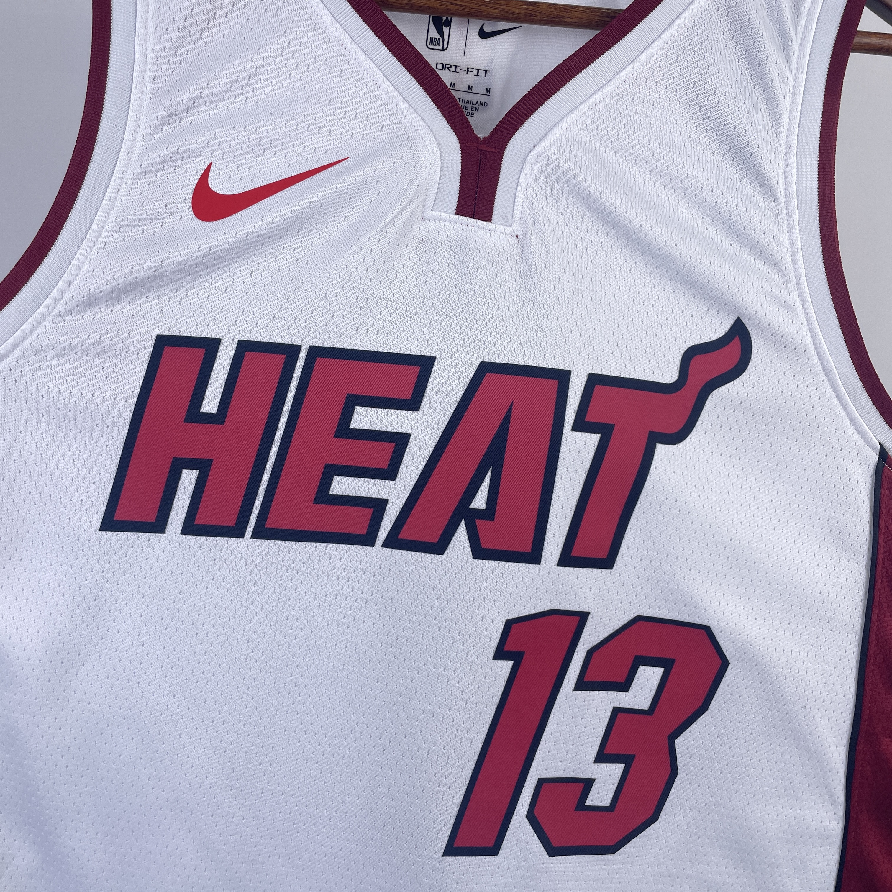 23 Season Miami Heat White  No.13 Aderayo