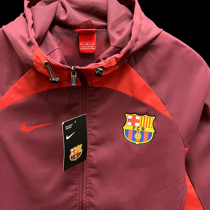 Windbreaker Barcelona Red S-XXL