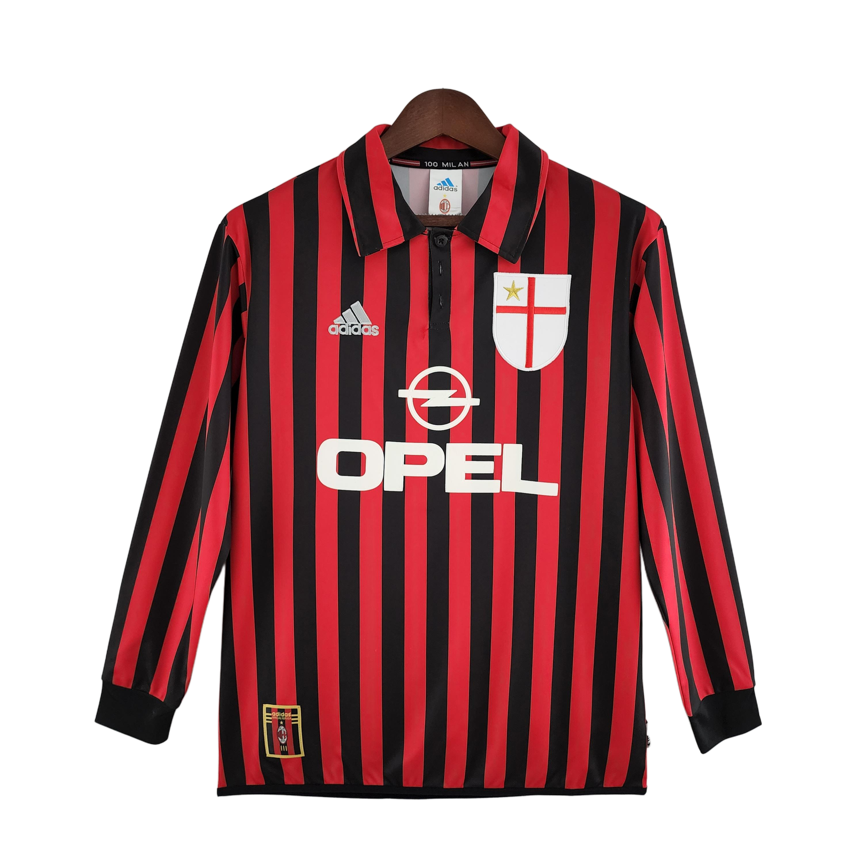 Retro 99/00 AC Milan Home Long Sleeves S-XXL