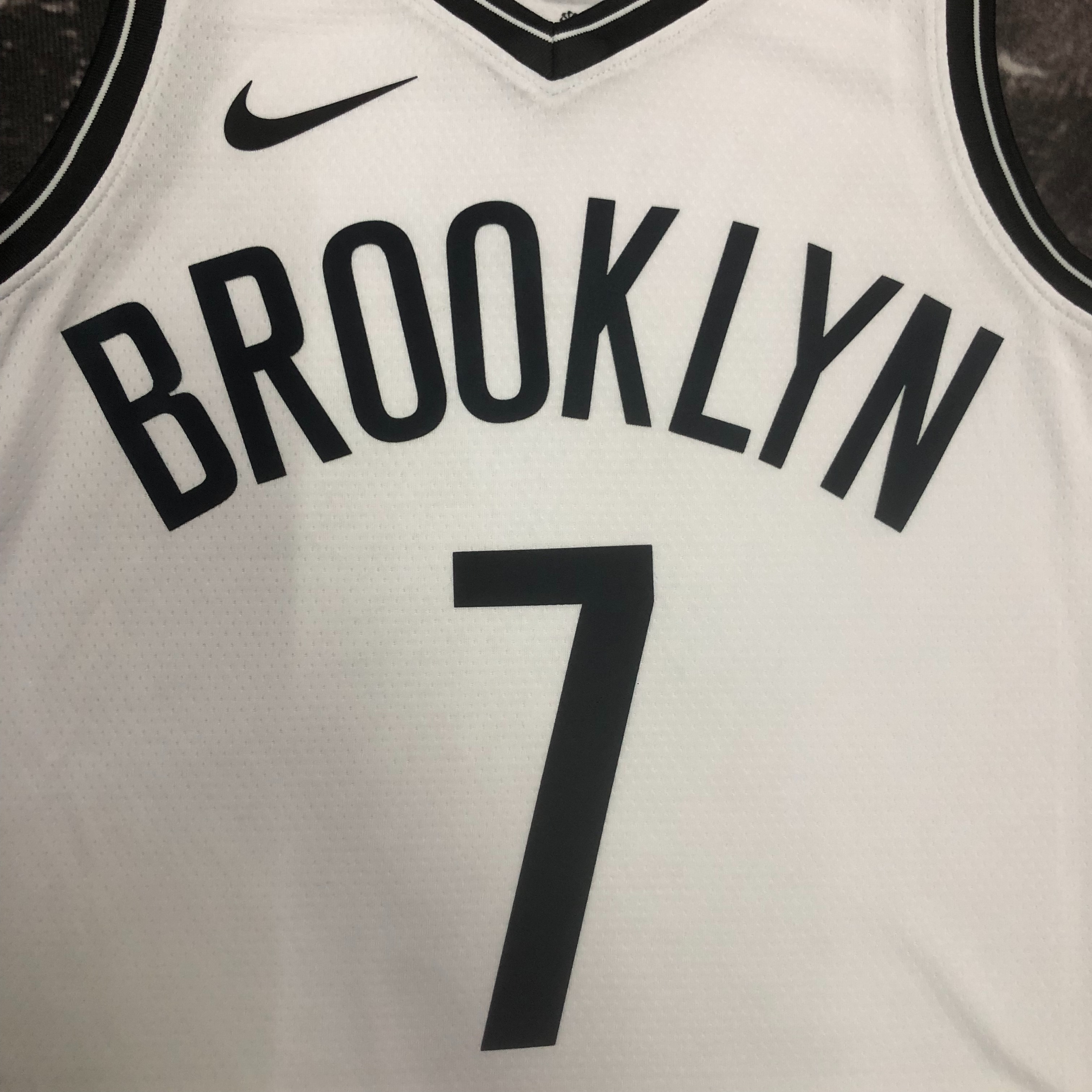 23 Season Brooklyn Nets White  No. 7 Durant