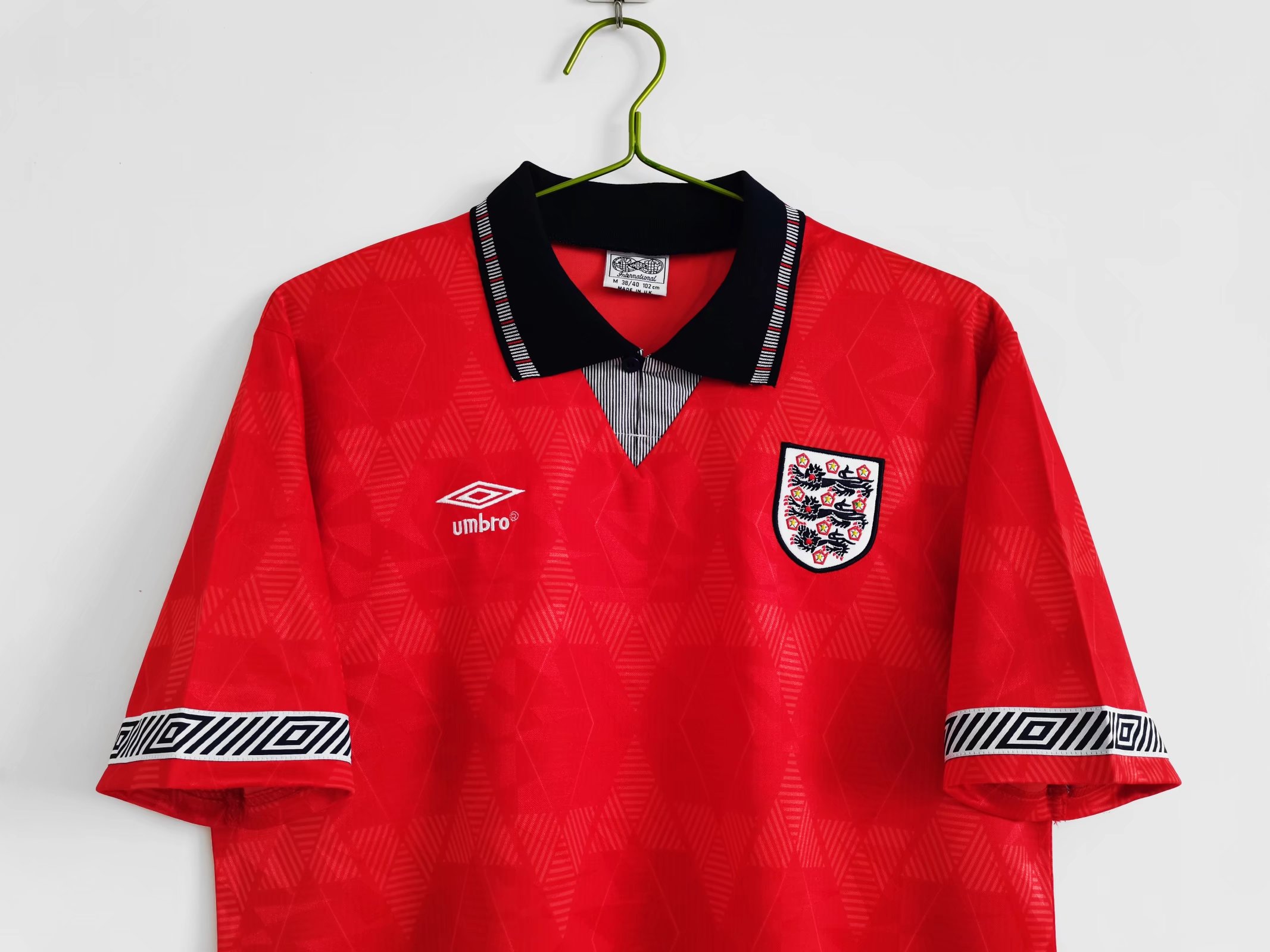 Retro  1990 England 1990 Away Red