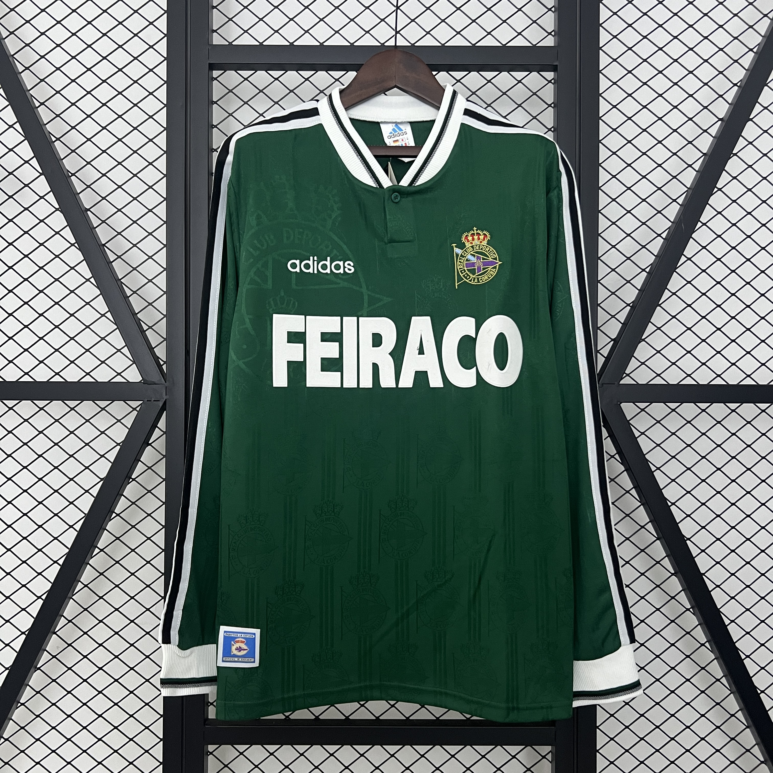 Retro Deportivo La Coruna 1999/2000 Away Long Sleeves