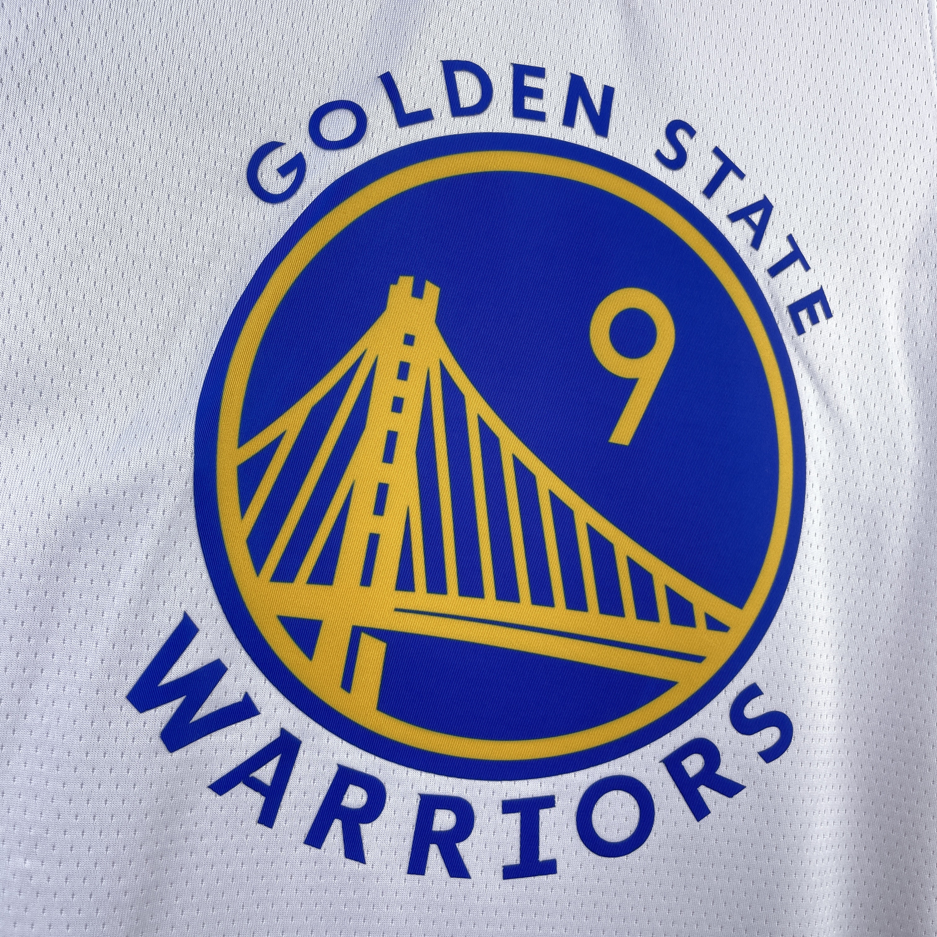 23 Season Warriors V-neck White No.9 Iguodala