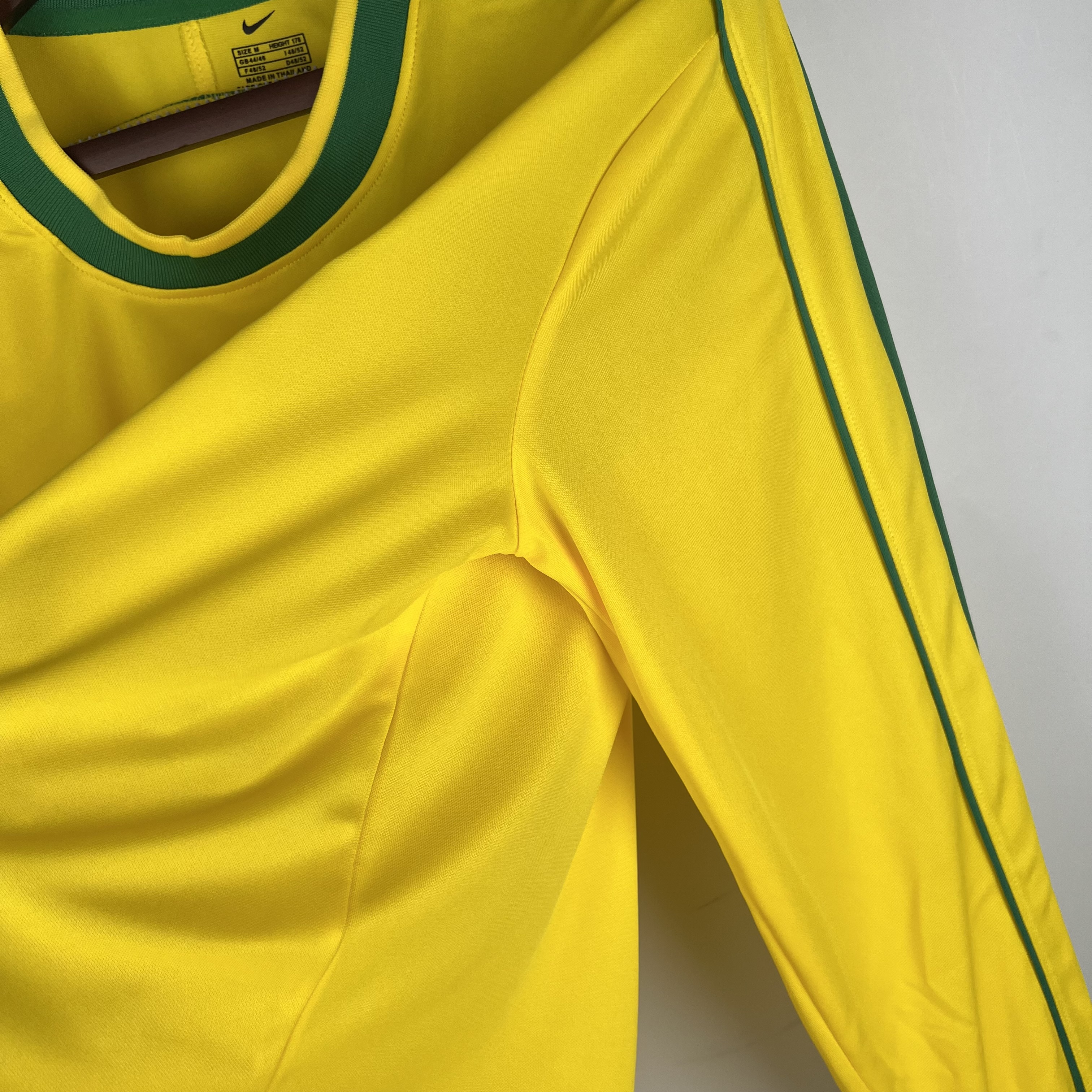 Retro 1998 Brasil Home Long Sleeves size S-XXL