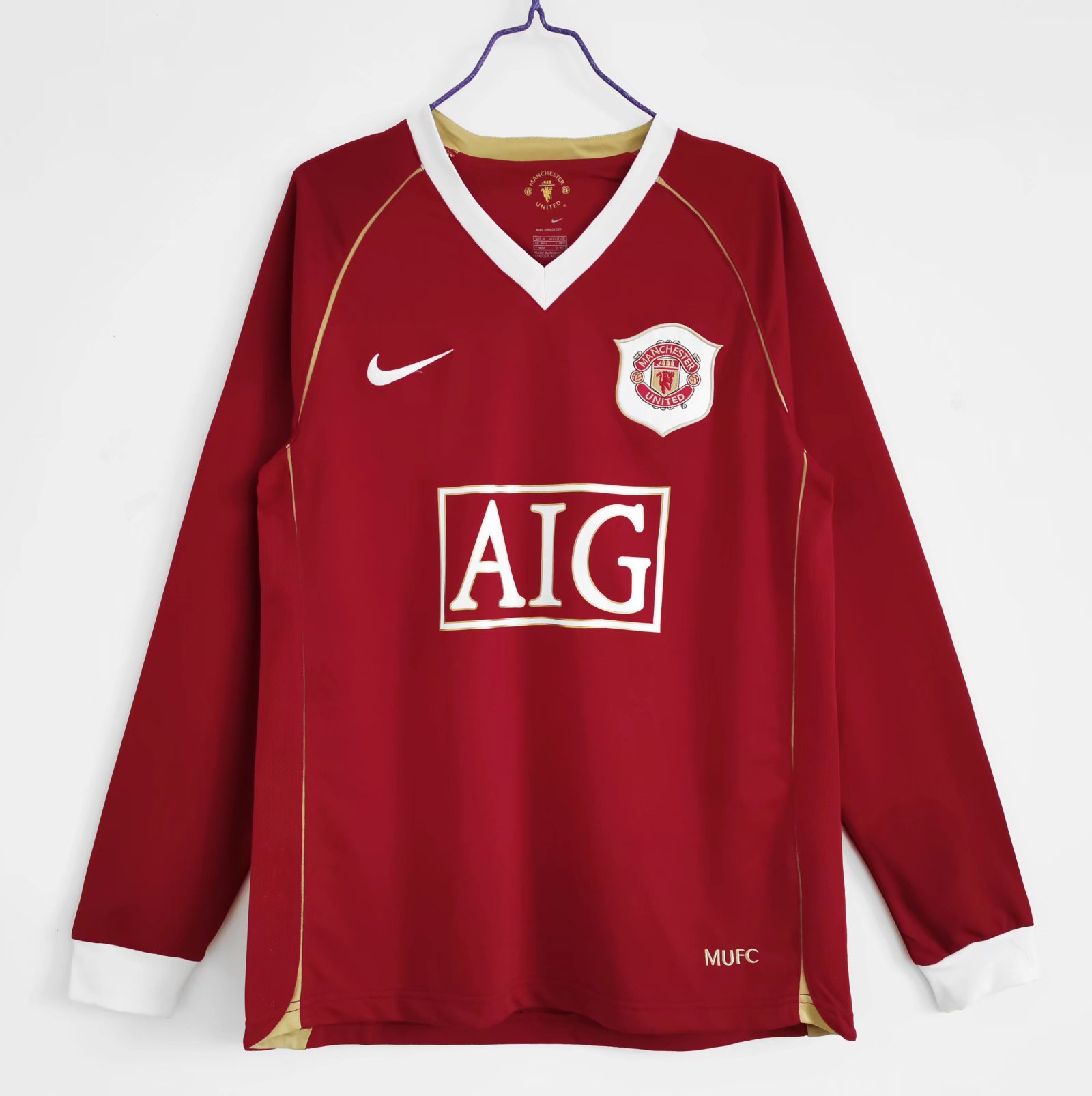 Retro Manchester United 2006/07 Home Long Sleeves