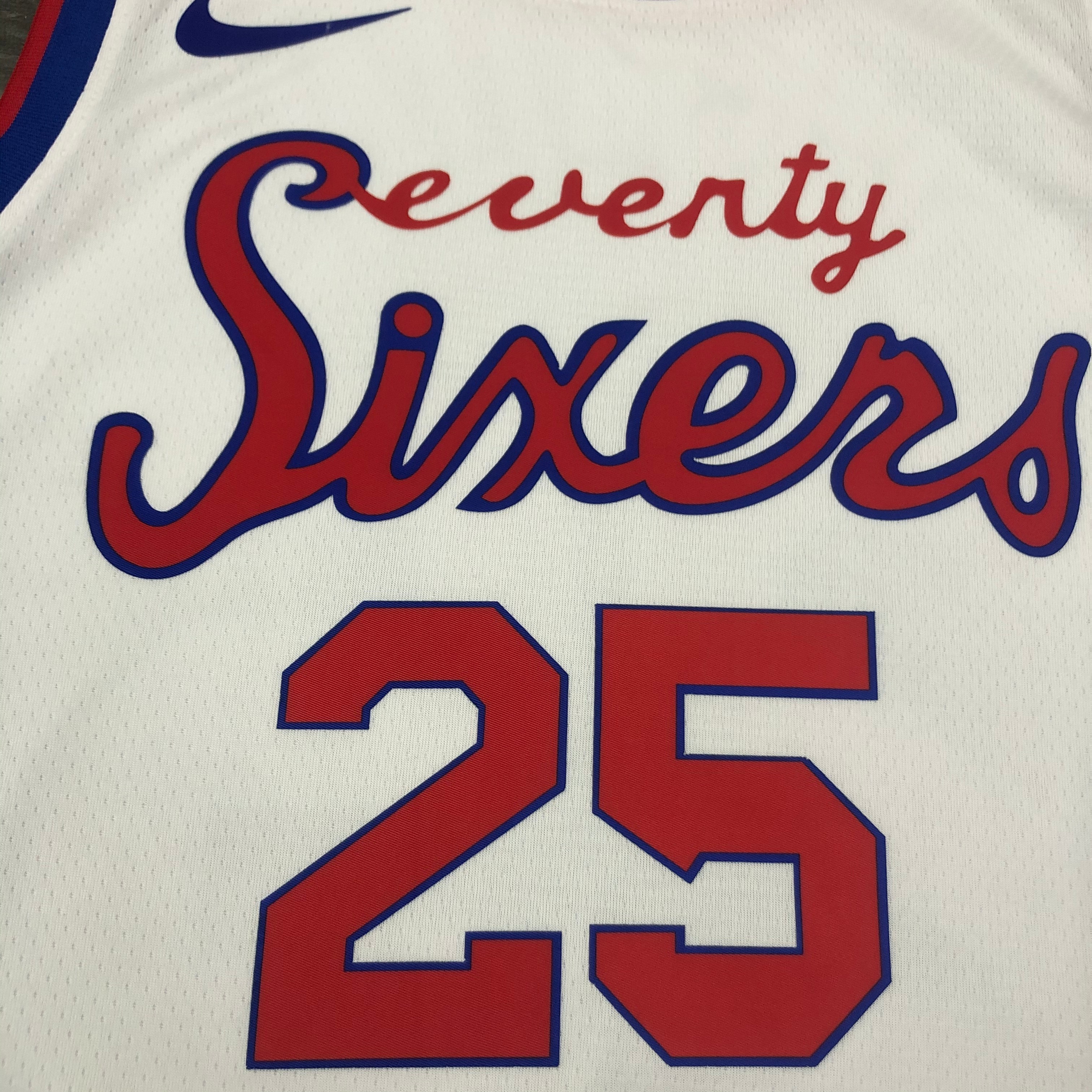 21 Season Philadelphia 76ers Limited White  #25