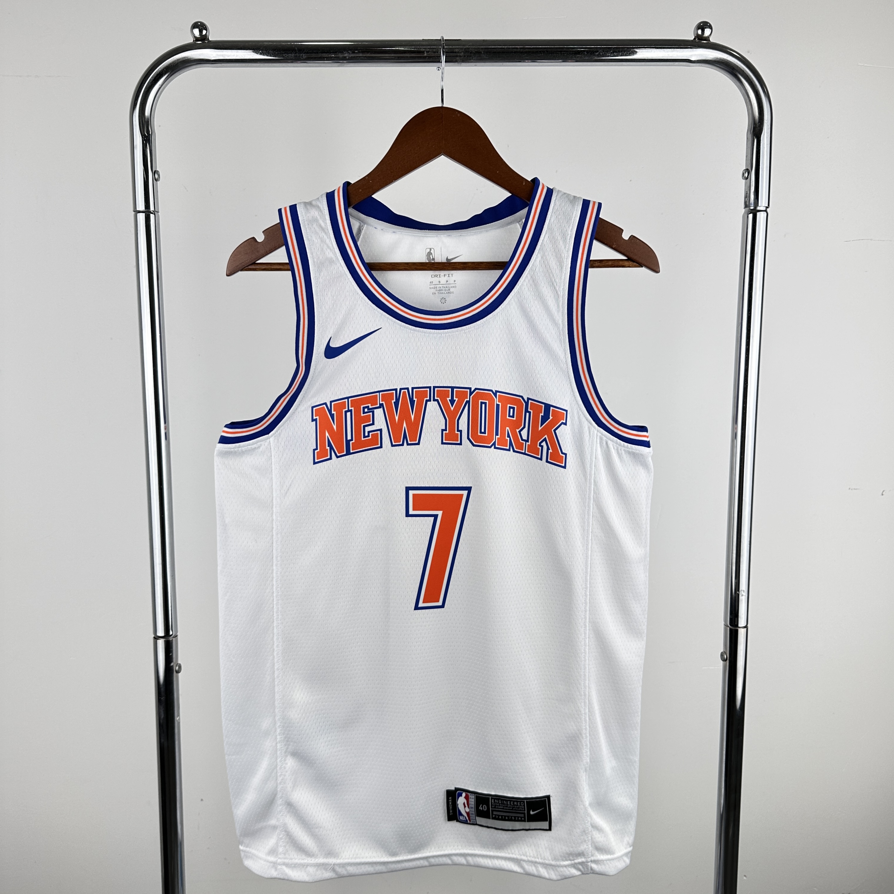 19 season New York Knicks White   No.7