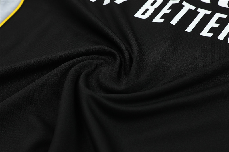 Adult 2526 Half Zipper Training Suit Black